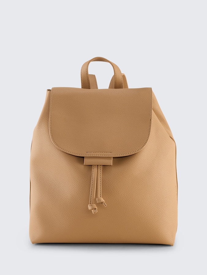 TTFILIPA M rugzak met klep en magneetsluiting door Women, camel / camel nature