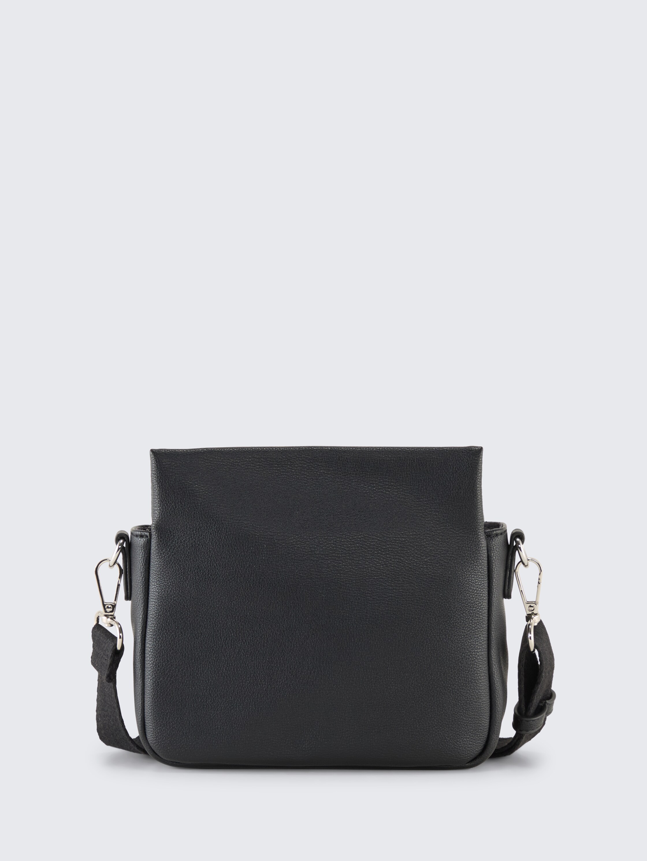 TTRELLA S schoudertas met kleine klep en logo in reliëf - schwarz_black - 