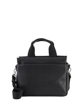 Ausgewählt, TTRELLA L Shopper mit gewebtem Trageriemen von Tom Tailor, schwarz