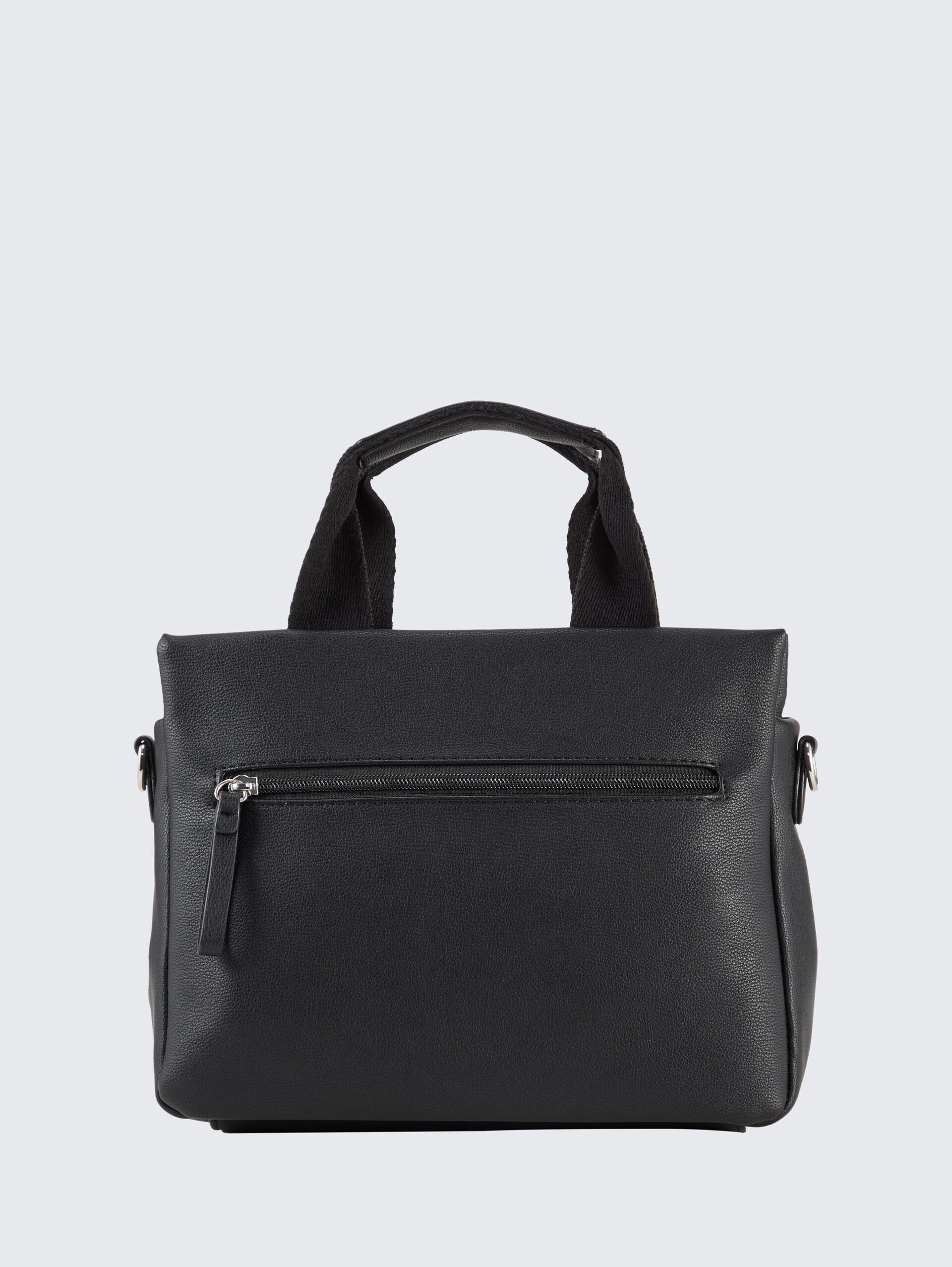 TTRELLA L Shopper mit gewebtem Trageriemen - schwarz / black - Produkt-Rückansicht