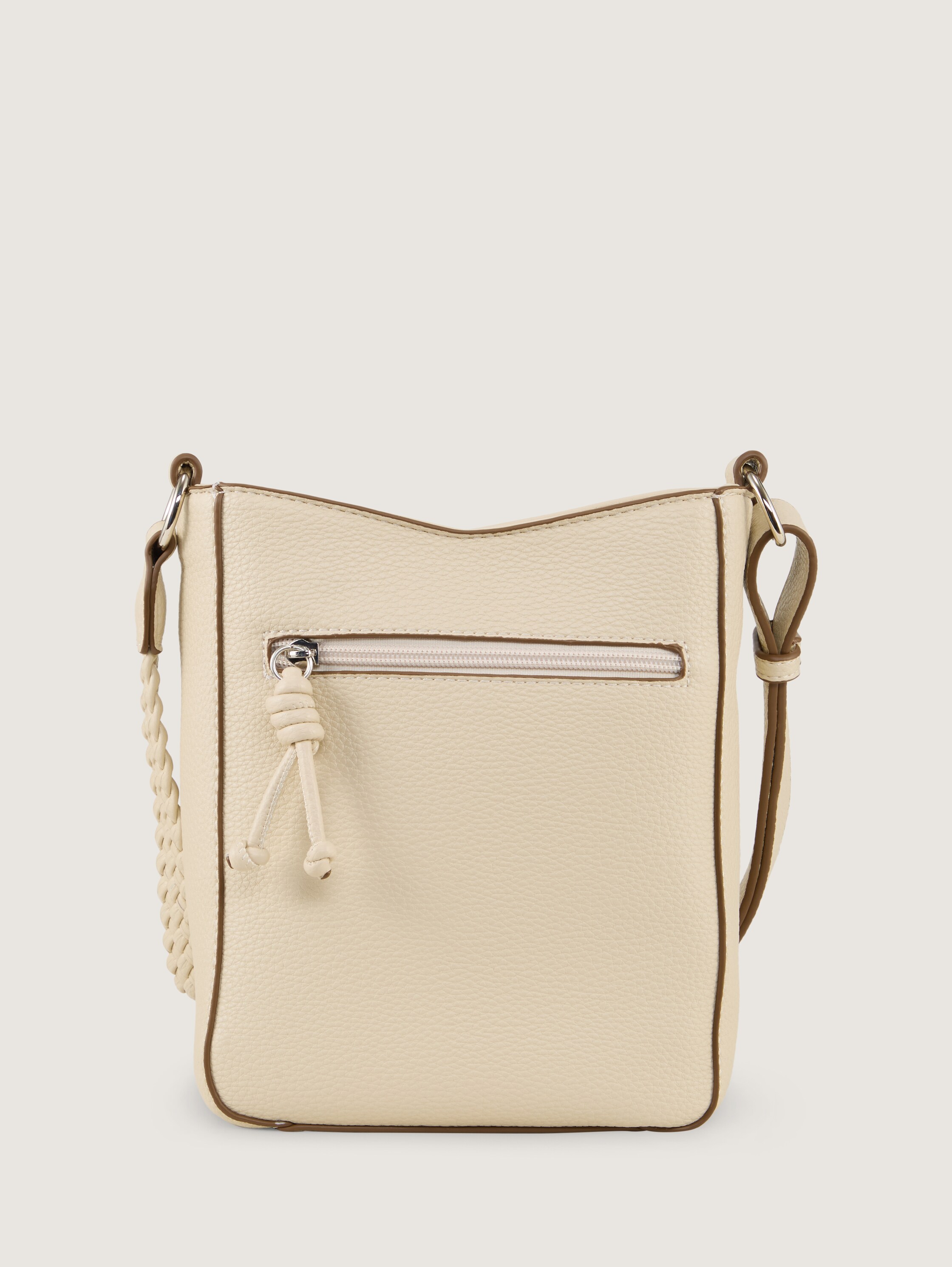 TTNEDA S Umhängetasche mit Flecht-Detail - off_white_off_white - 