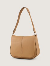 Sac à bandoulière TTNEDA avec détail tressé - camel / camel nature - vue latérale du produit
