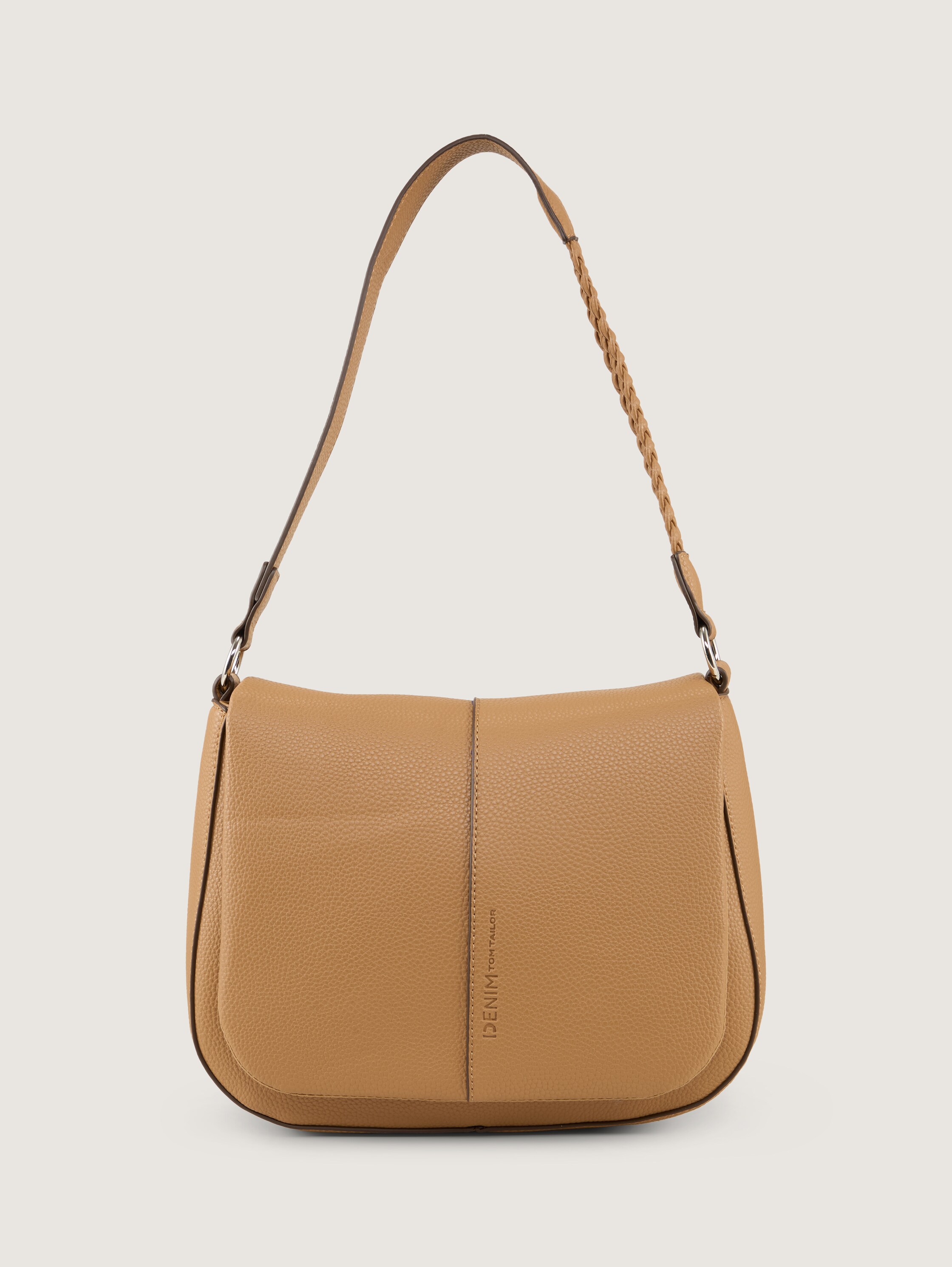 TTNEDA Schultertasche mit Flecht-Detail - camel_camel_nature - 