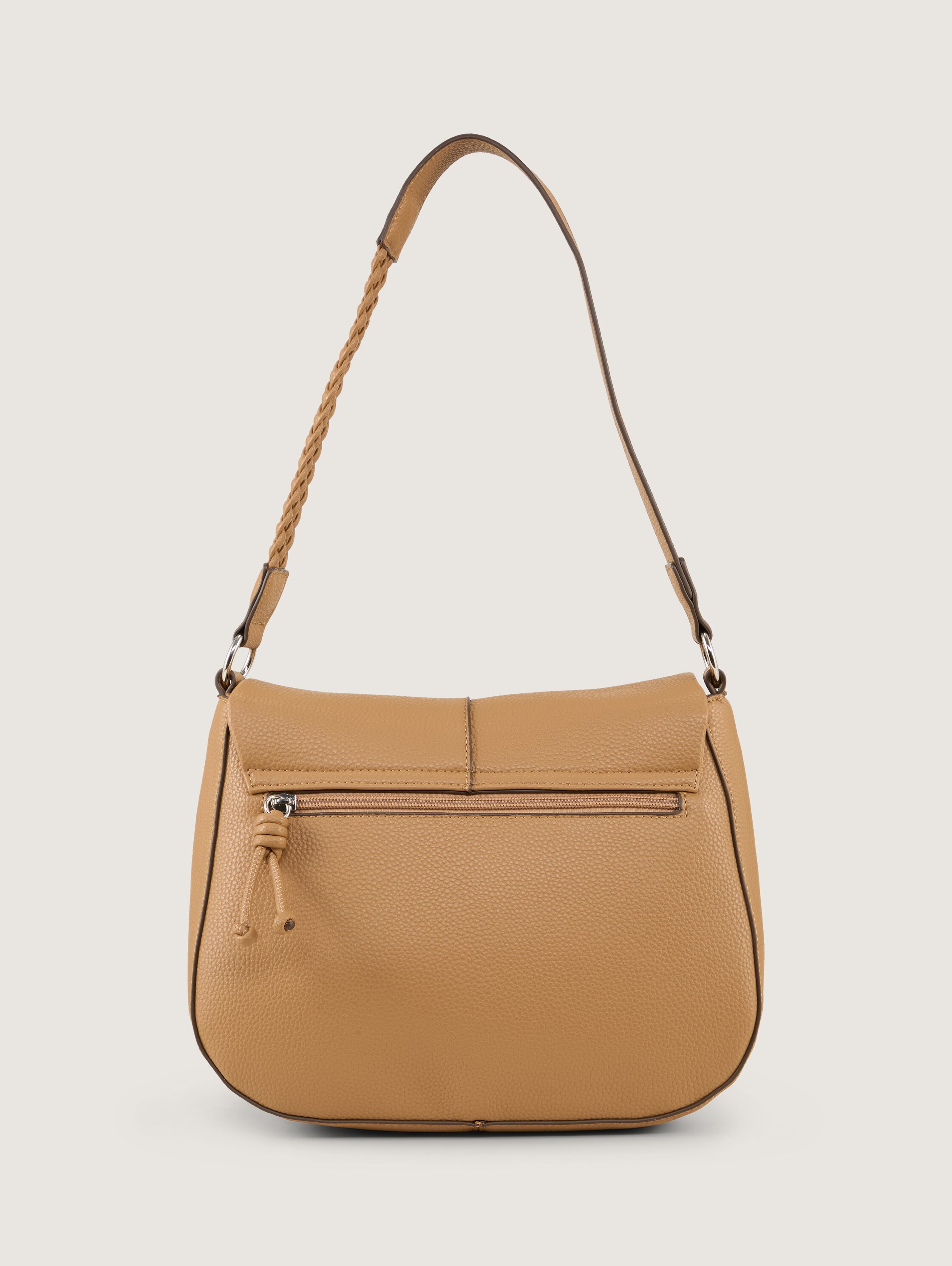 TTNEDA Schultertasche mit Flecht-Detail - camel_camel_nature - 