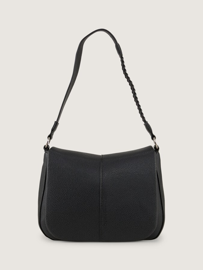 TTNEDA schoudertas met gevlochten detail door Denim Female, schwarz / black