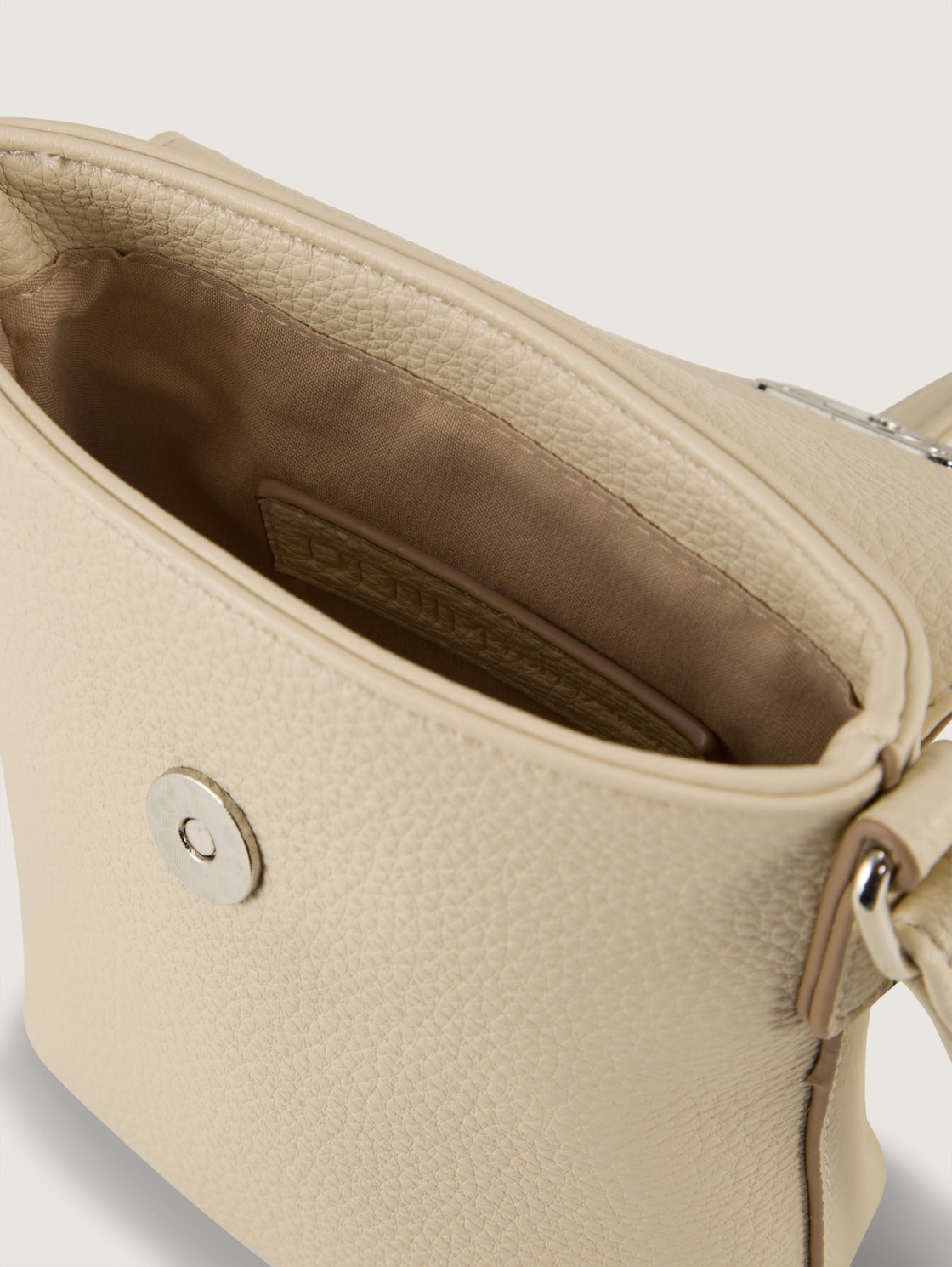 TTENNA Smartphone Tasche mit Magnetverschluss - off white / off white - seitliche Produkt-Ansicht 