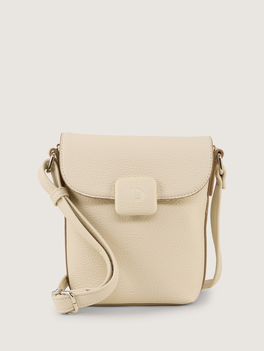 TTENNA Smartphone Tasche mit Magnetverschluss - off white / off white - Vorder-Produkt-Ansicht