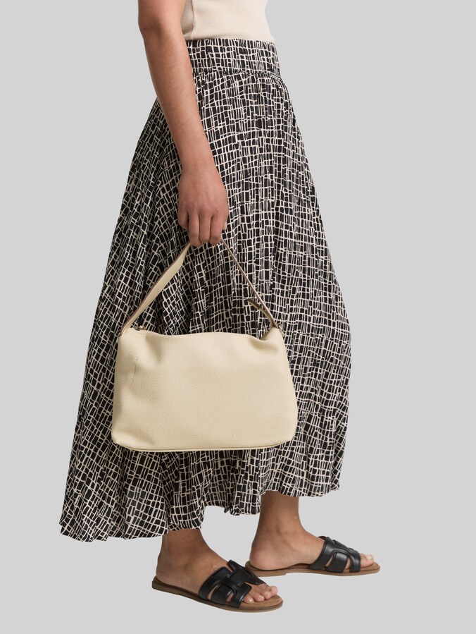 TTLISSI Umhängetasche mit dezenter Logo-Prägung von Women, off white / off white