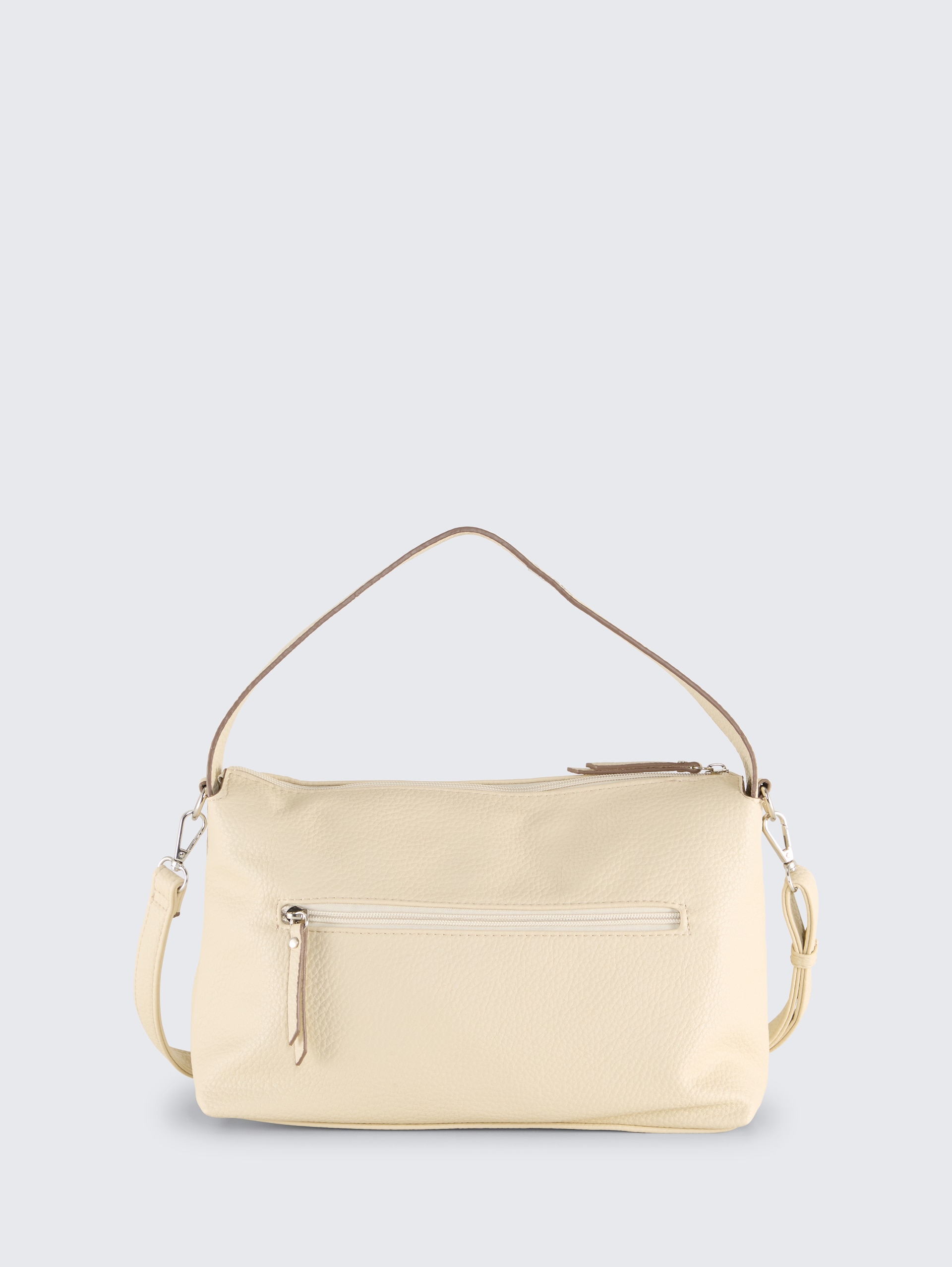 TTLISSI Umhängetasche mit dezenter Logo-Prägung - off white / off white - Produkt-Rückansicht
