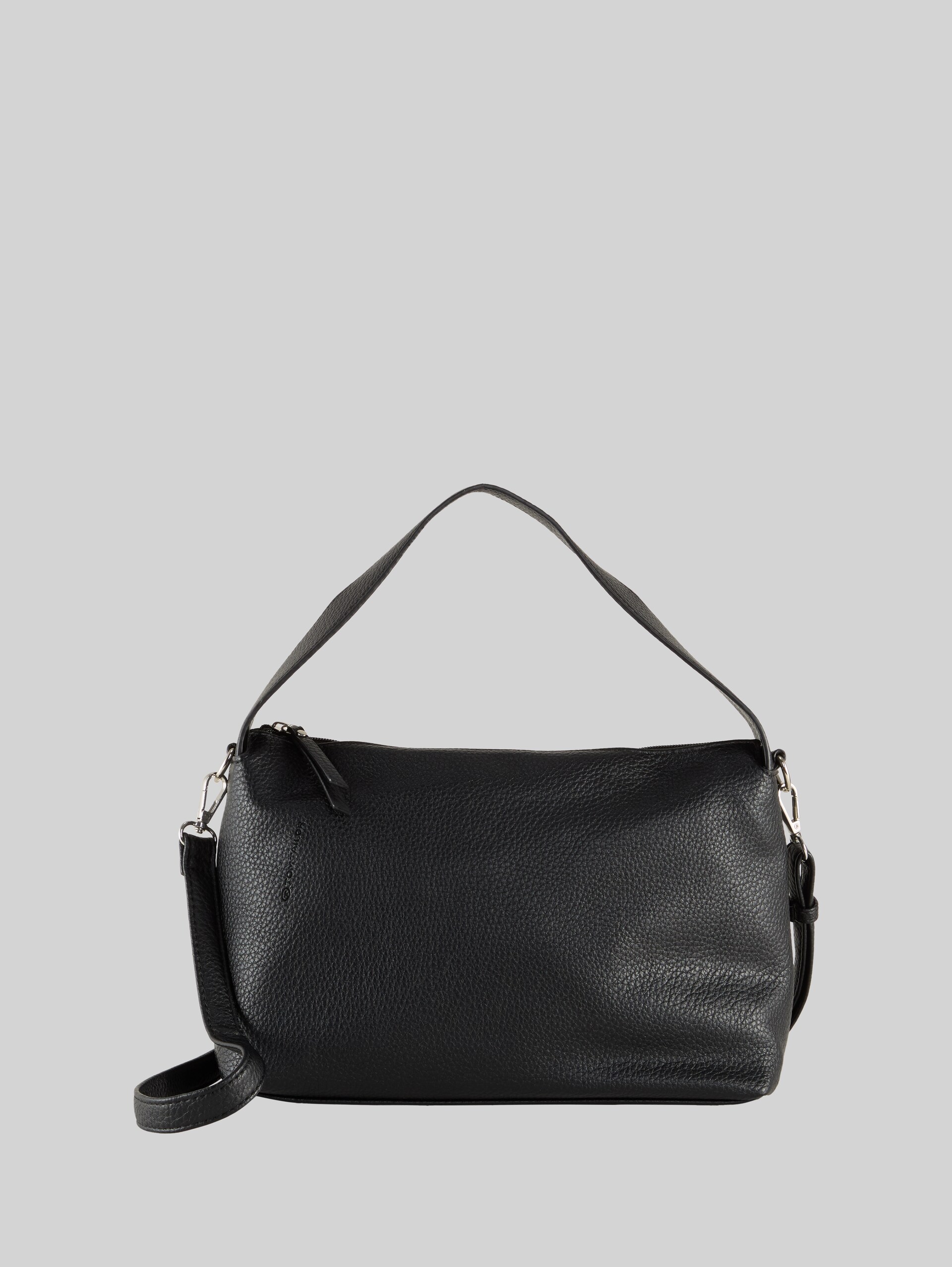 TTLISSI shoulder bag with discreet embossed logo - schwarz / black - Front product view