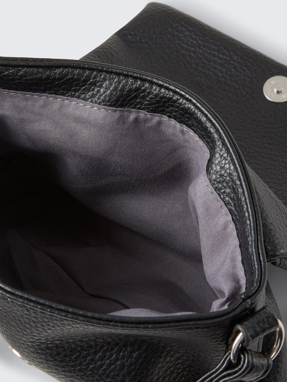 TTLISSI S Umhängetasche mit Umschlag - schwarz / black - seitliche Produkt-Ansicht 