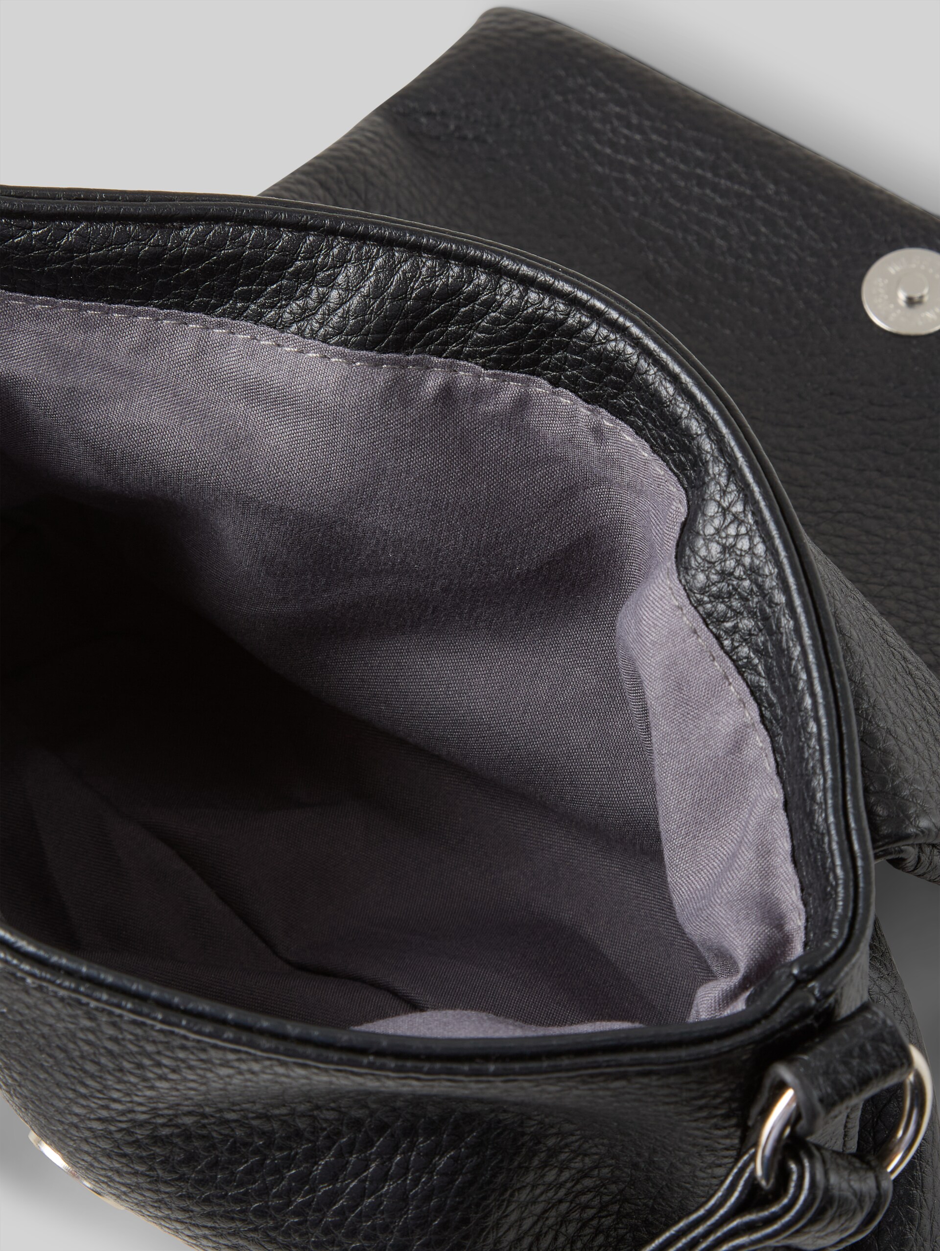 TTLISSI S shoulder bag with flap - schwarz / black - side product view 