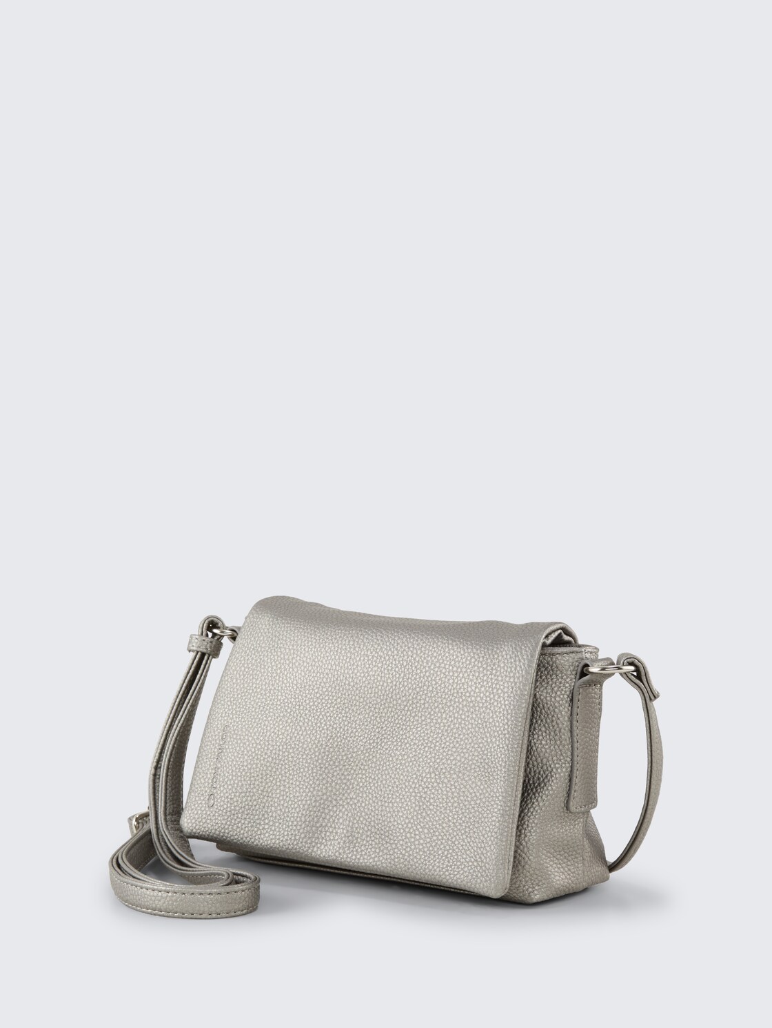 TTLISSI S Umhängetasche mit Umschlag - metallic grey - seitliche Produkt-Ansicht 