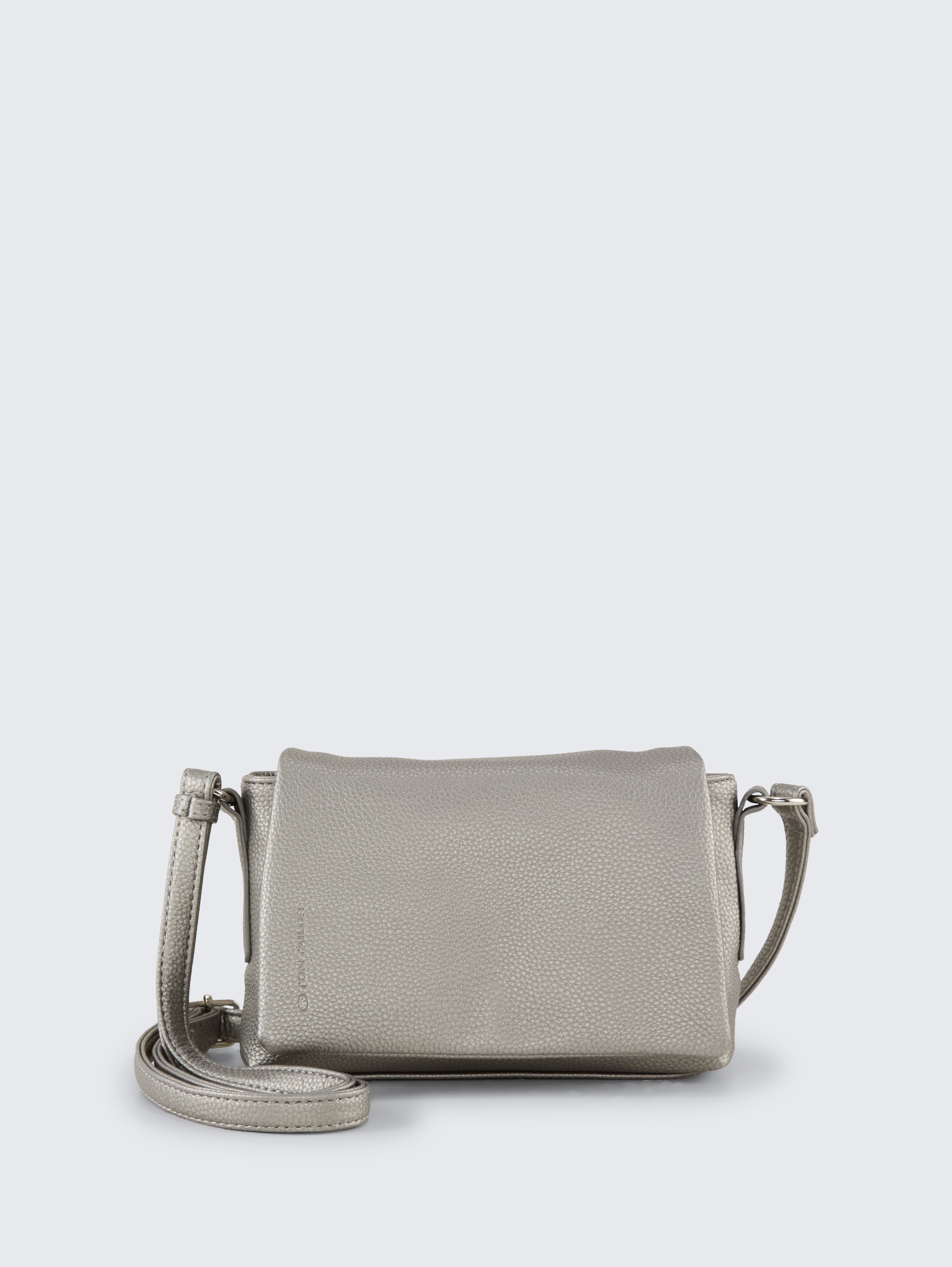 TTLISSI S Umhängetasche mit Umschlag - metallic grey - Vorder-Produkt-Ansicht