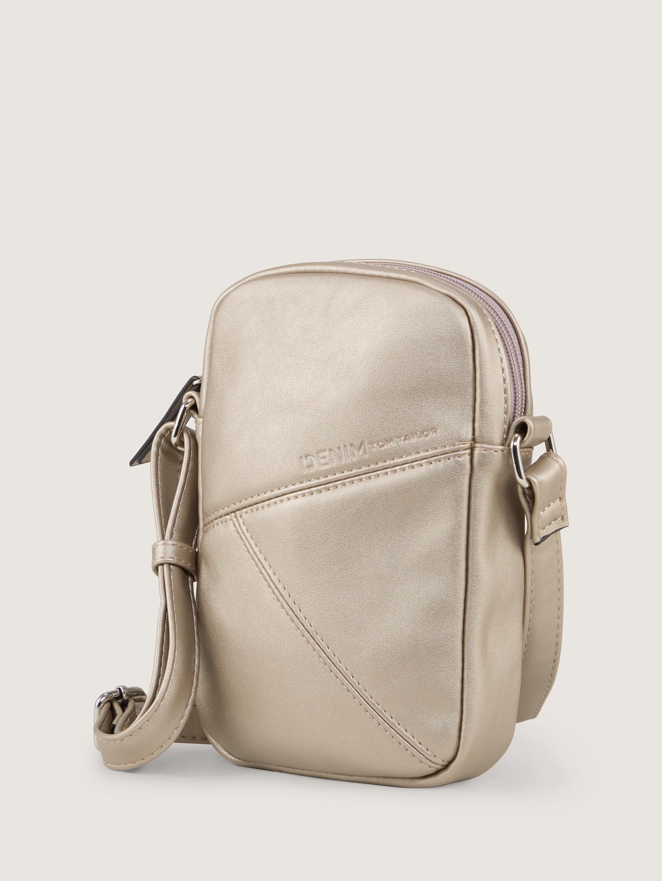 TTMILLA Smartphone Tasche im Patchwork-Style - platin - 