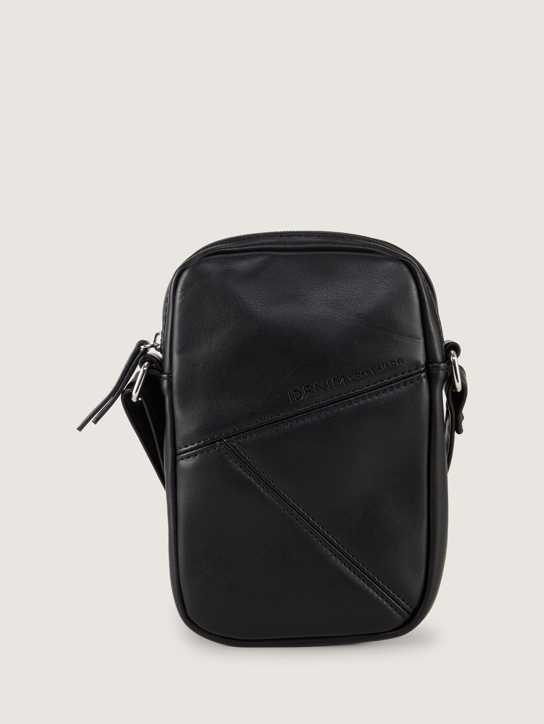 TTMILLA Smartphone Tasche im Patchwork-Style - schwarz / black - Vorder-Produkt-Ansicht