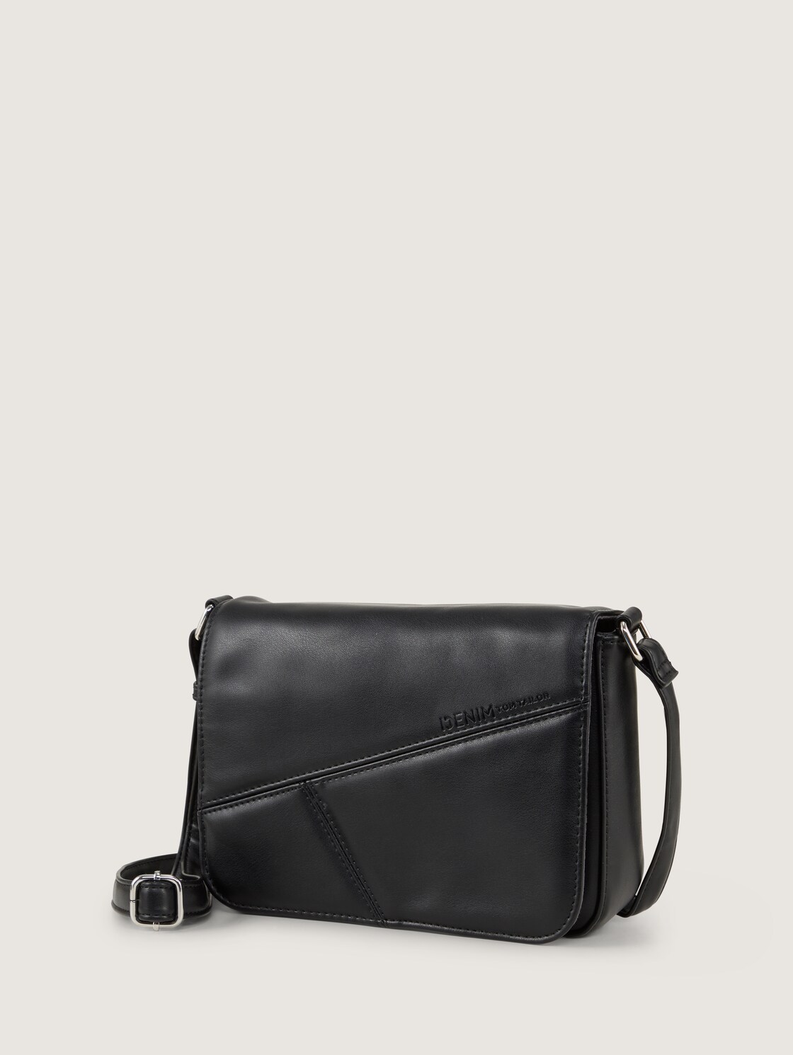 TTMILLA S Umhängetasche mit Umschlag - schwarz / black - seitliche Produkt-Ansicht 