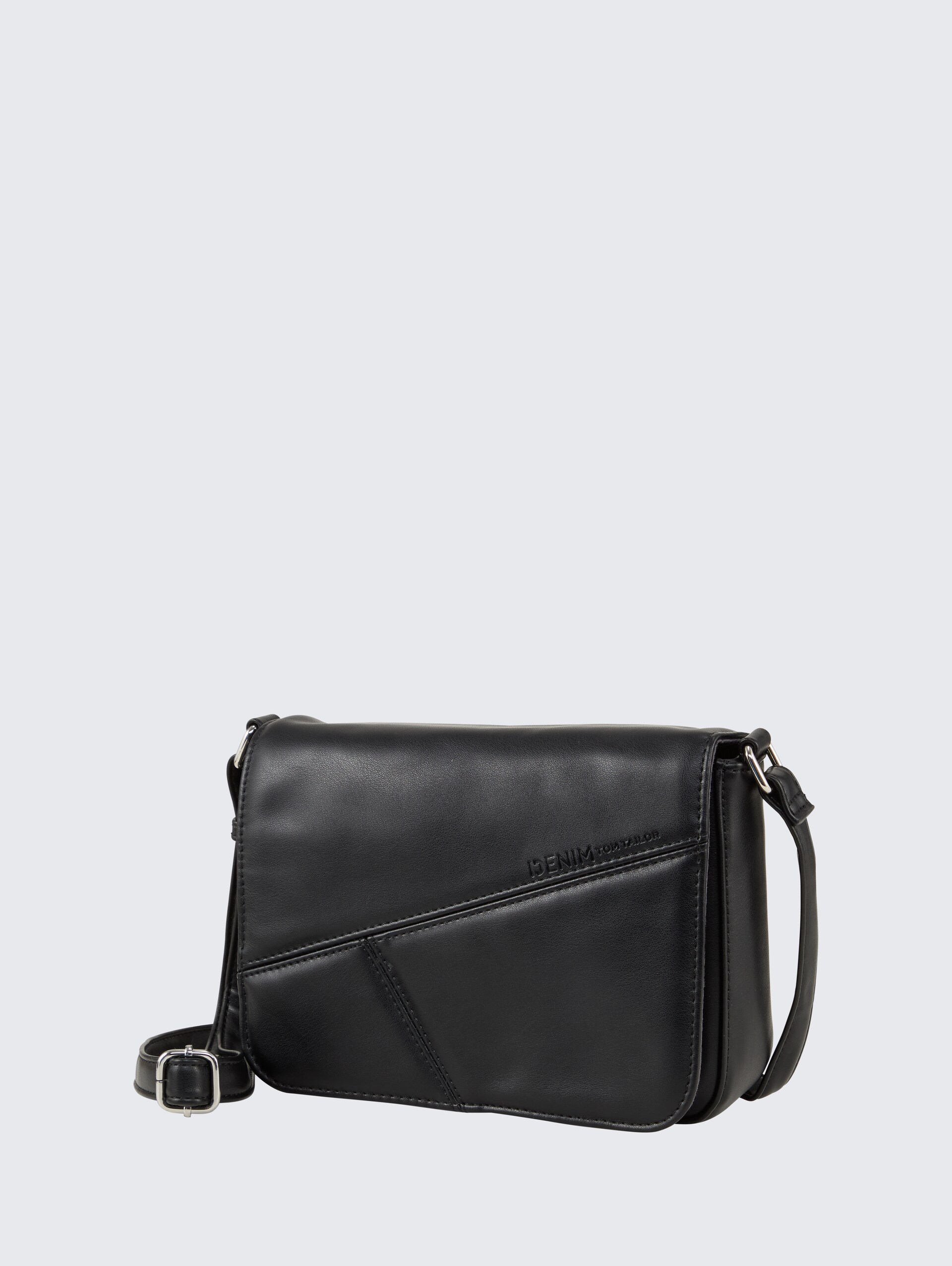 TTMILLA S Umhängetasche mit Umschlag - schwarz / black - seitliche Produkt-Ansicht 