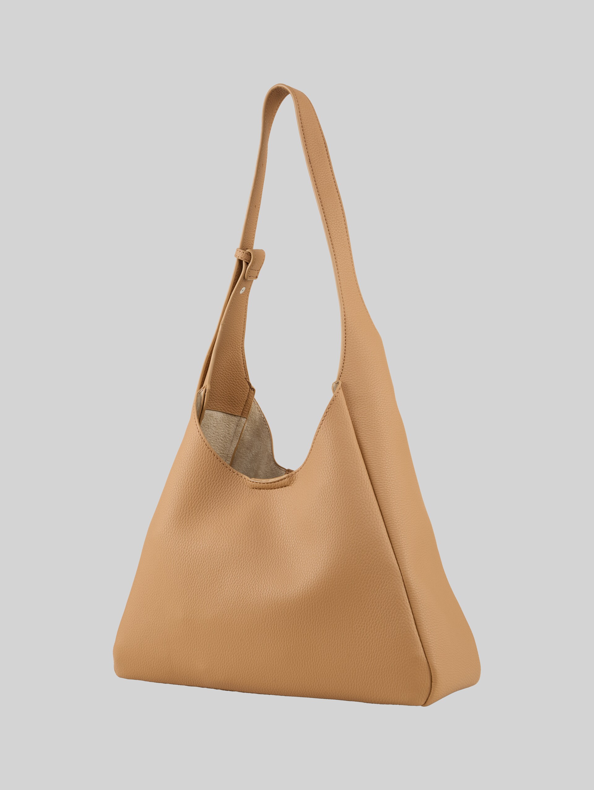 TTJESSIE M Faux leather pouch bag with magnetic fastening - camel / camel nature - side product view 