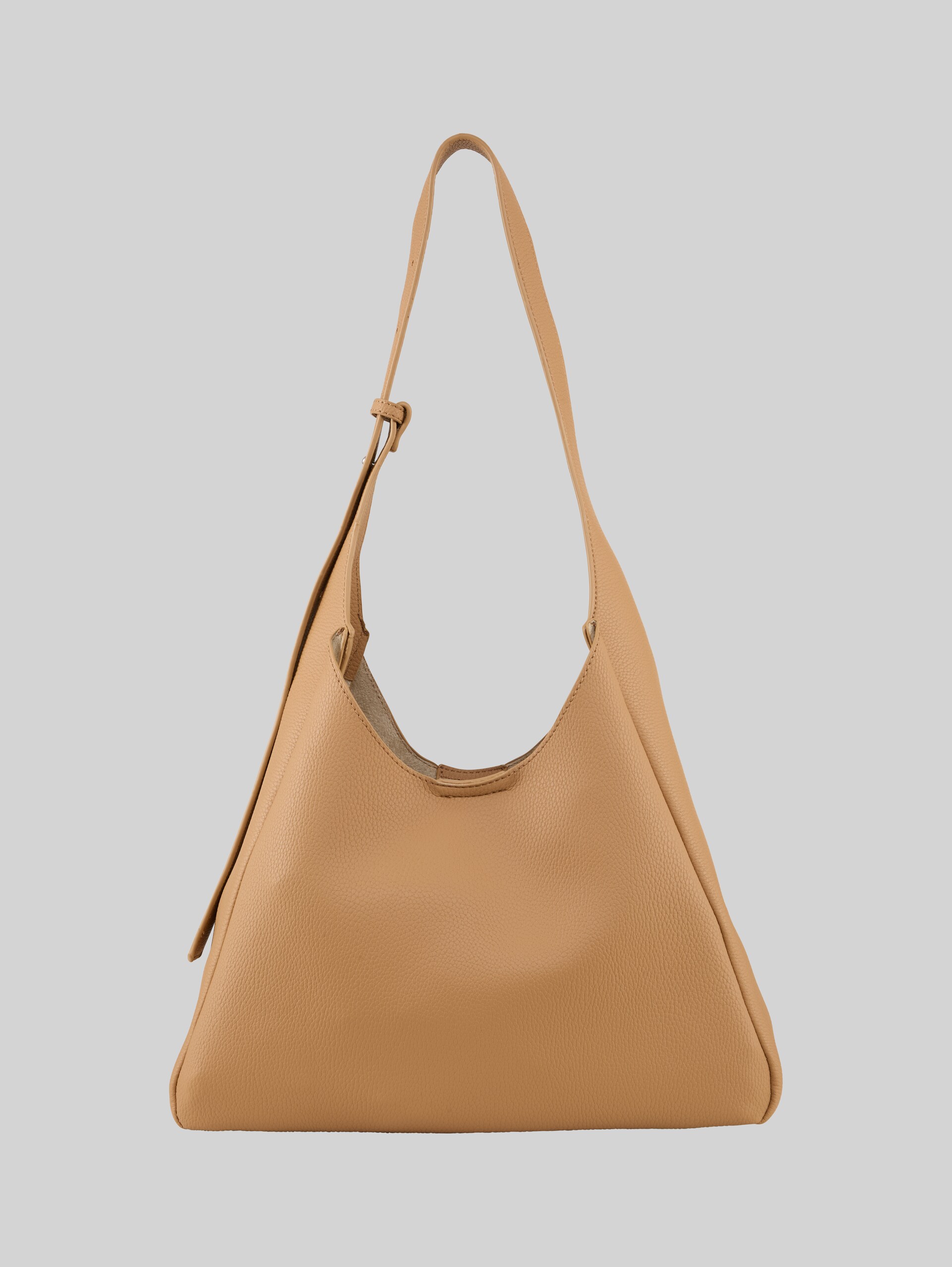 TTJESSIE M Faux leather pouch bag with magnetic fastening - camel / camel nature - Front product view