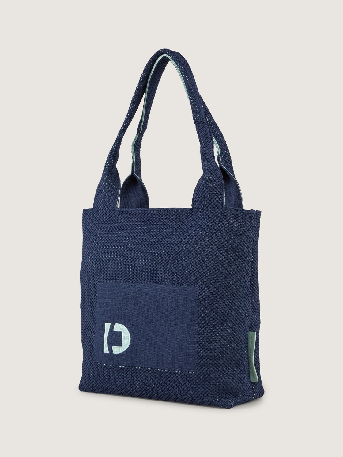 TTCORINNE M Shopper mit Logo-Stickerei - dark blue - seitliche Produkt-Ansicht 