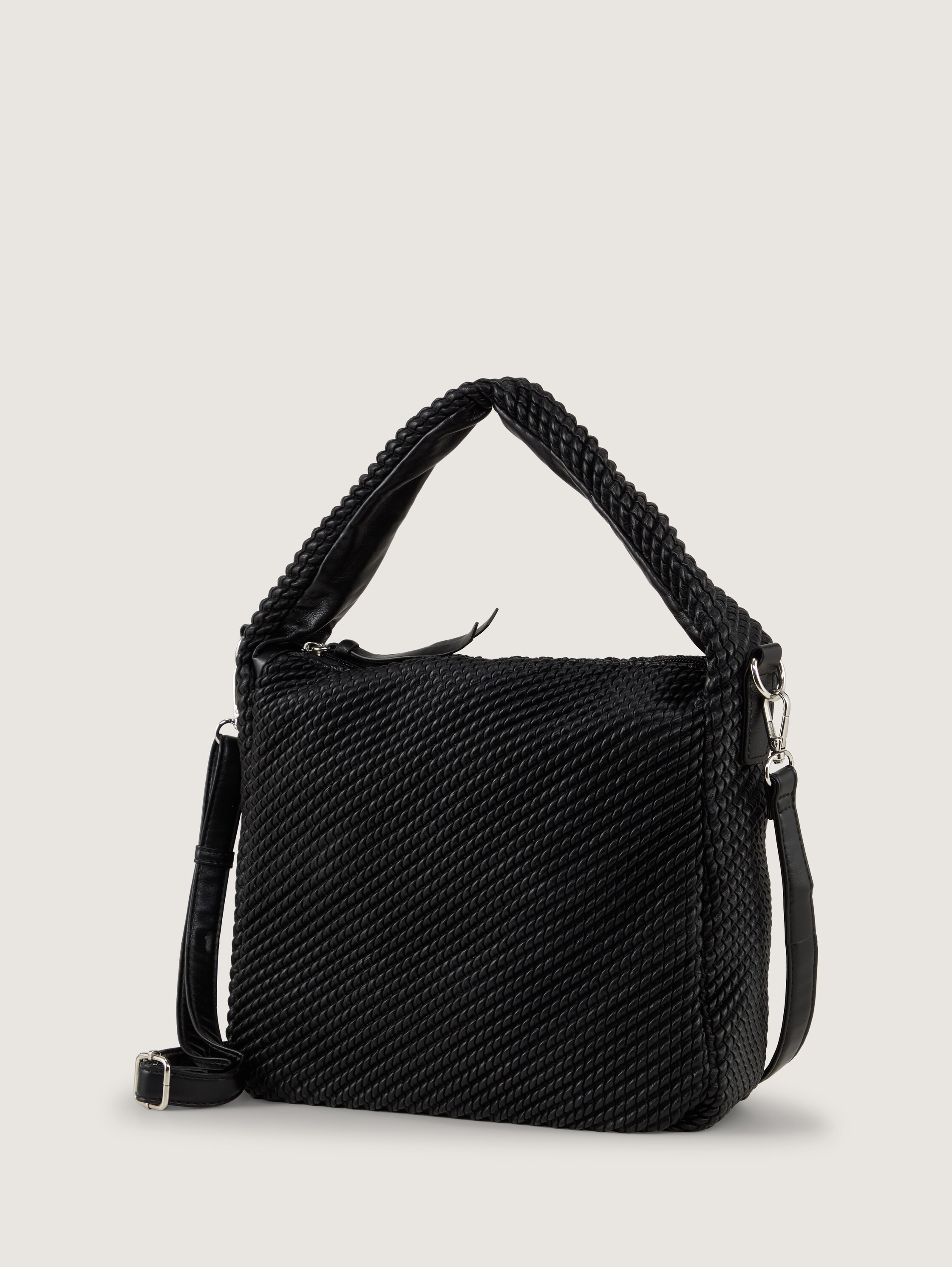 TTNOMI M Beuteltasche in Flecht-Optik - schwarz_black - 