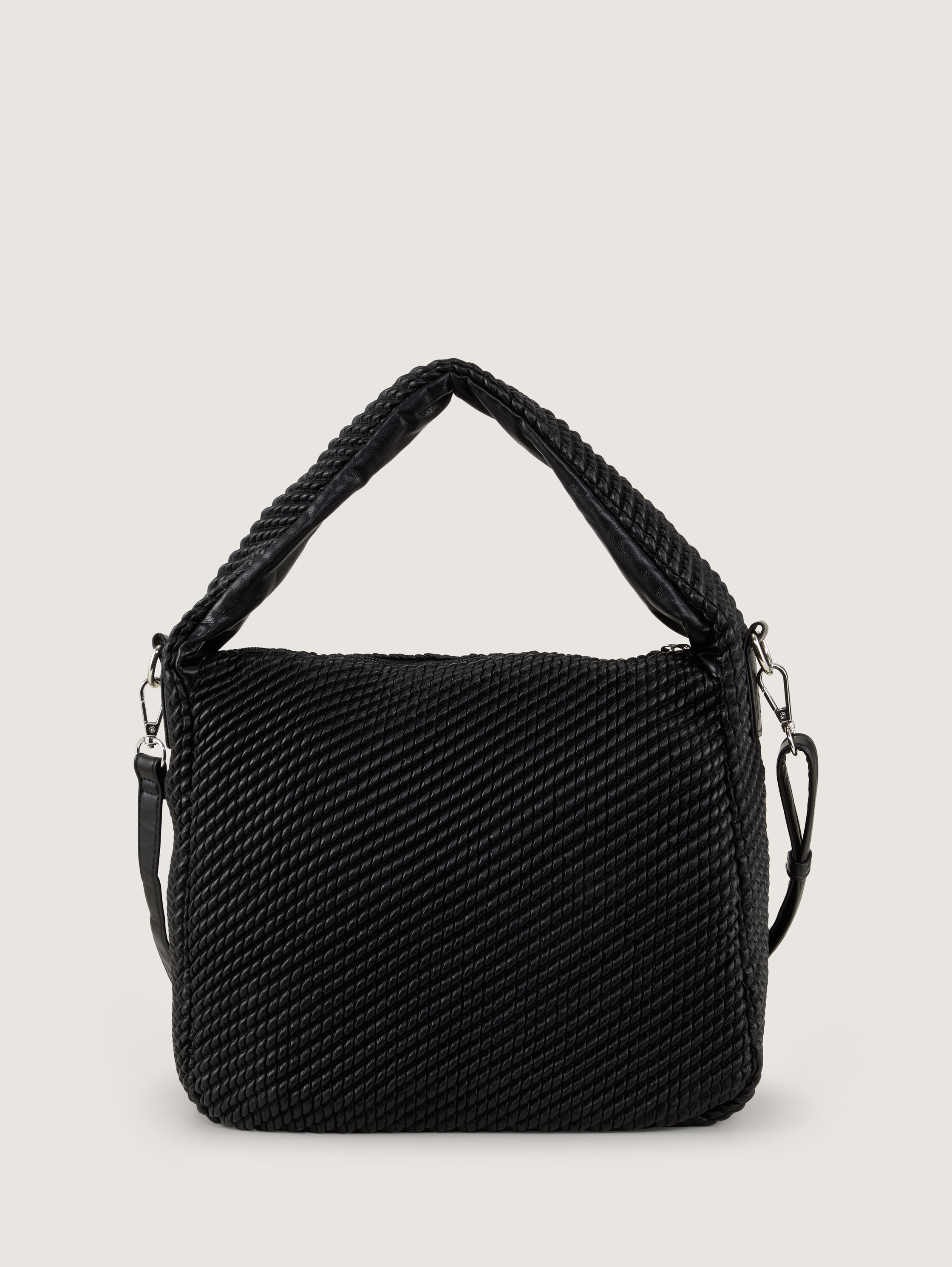 TTNOMI M Beuteltasche in Flecht-Optik - schwarz_black - 