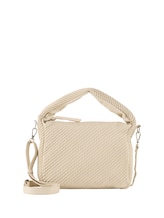 Ausgewählt, TTNOMI S Beuteltasche in Flecht-Optik von Tom Tailor, weiß