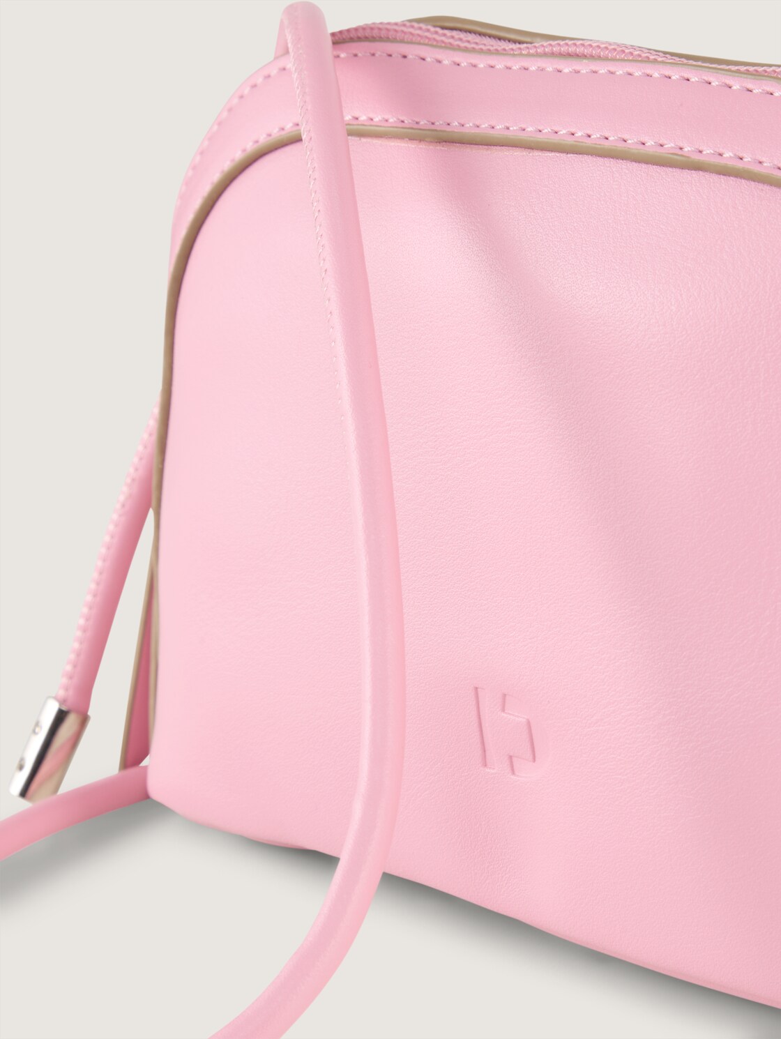 TTMADELYN XS Umhängetasche mit Kordelriemen - pink /pink - seitliche Produkt-Ansicht 