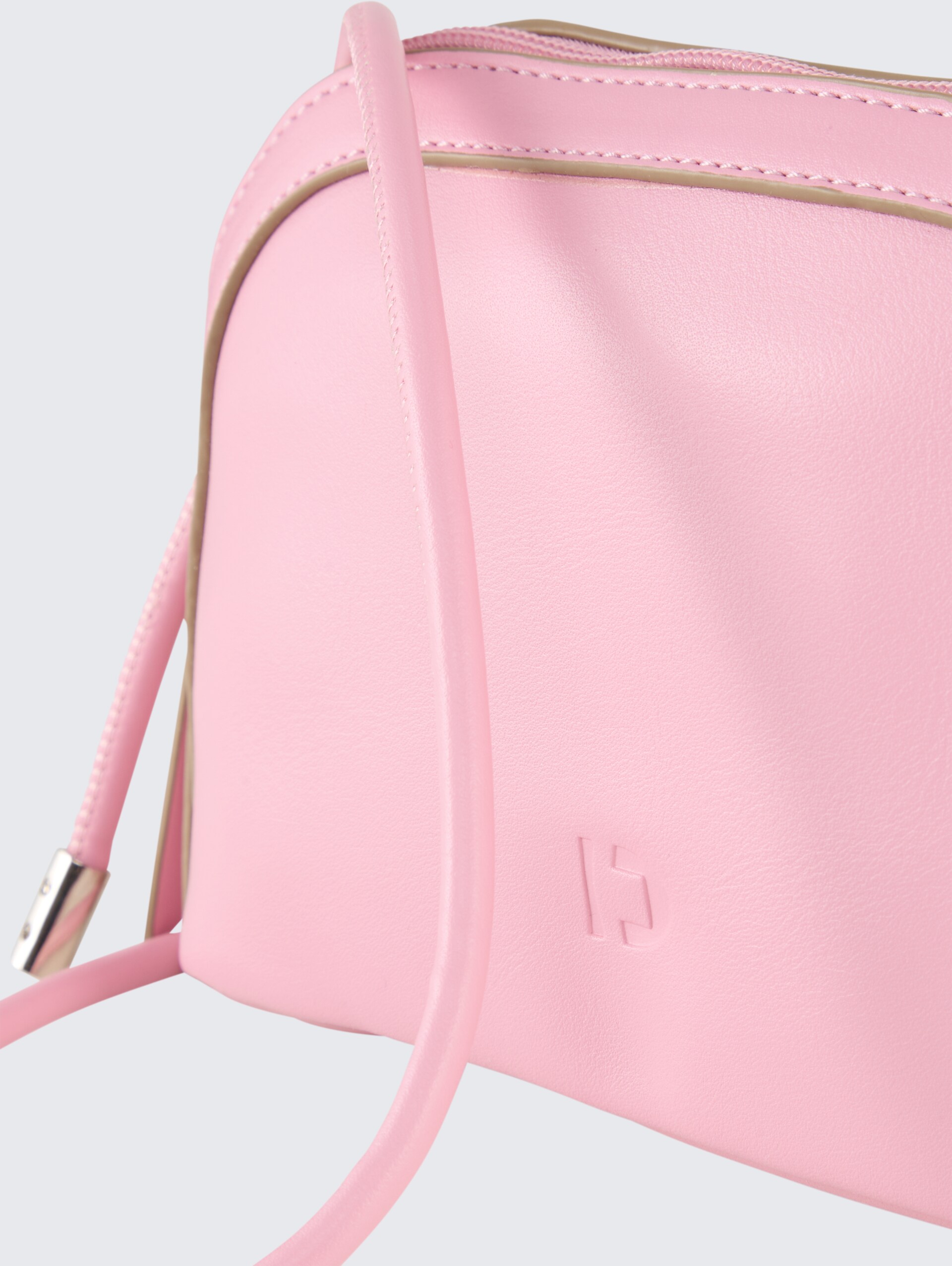 TTMADELYN XS Umhängetasche mit Kordelriemen - pink /pink - seitliche Produkt-Ansicht 