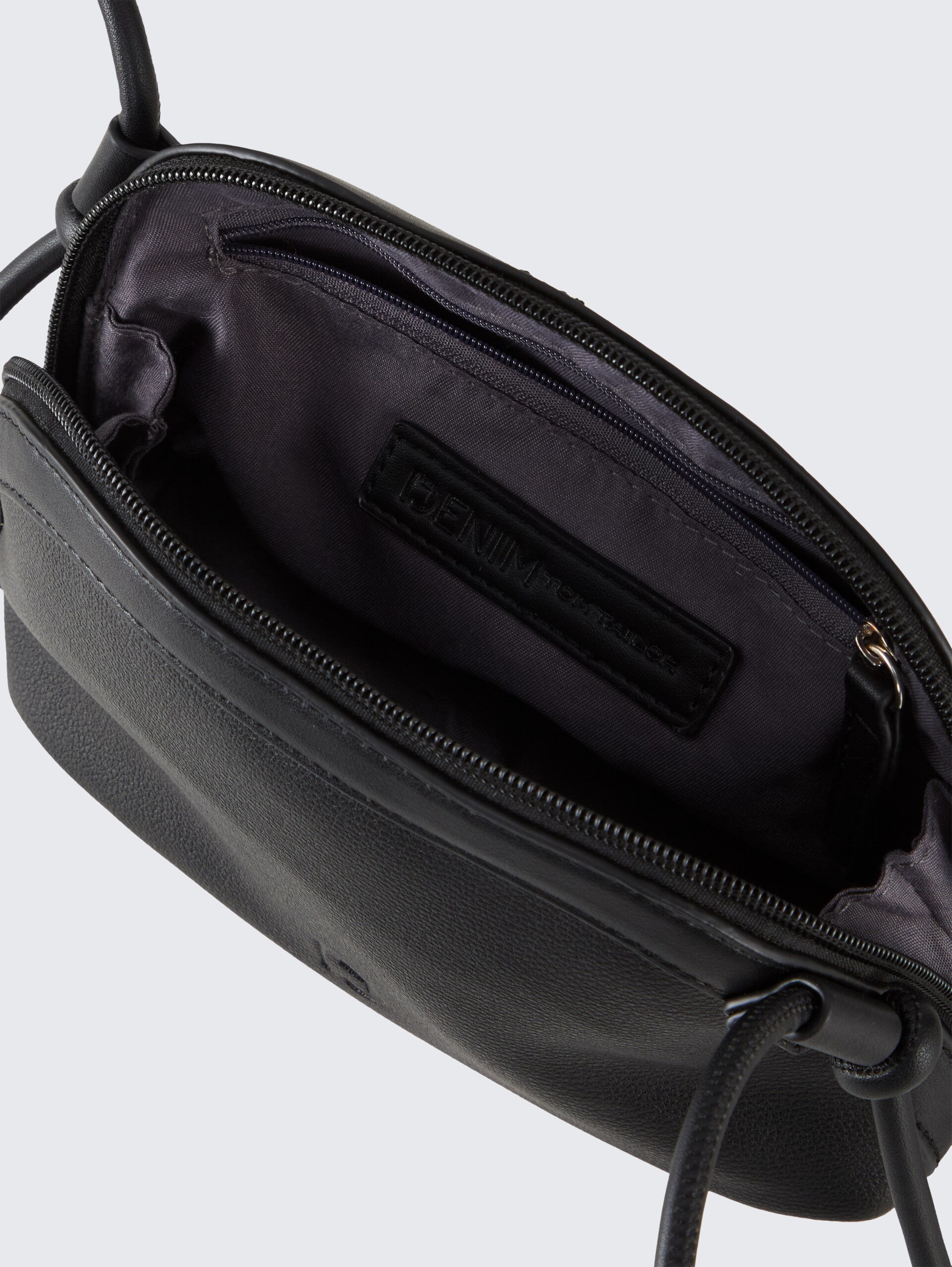TTMADELYN XS Umhängetasche mit Kordelriemen - schwarz / black - seitliche Produkt-Ansicht 