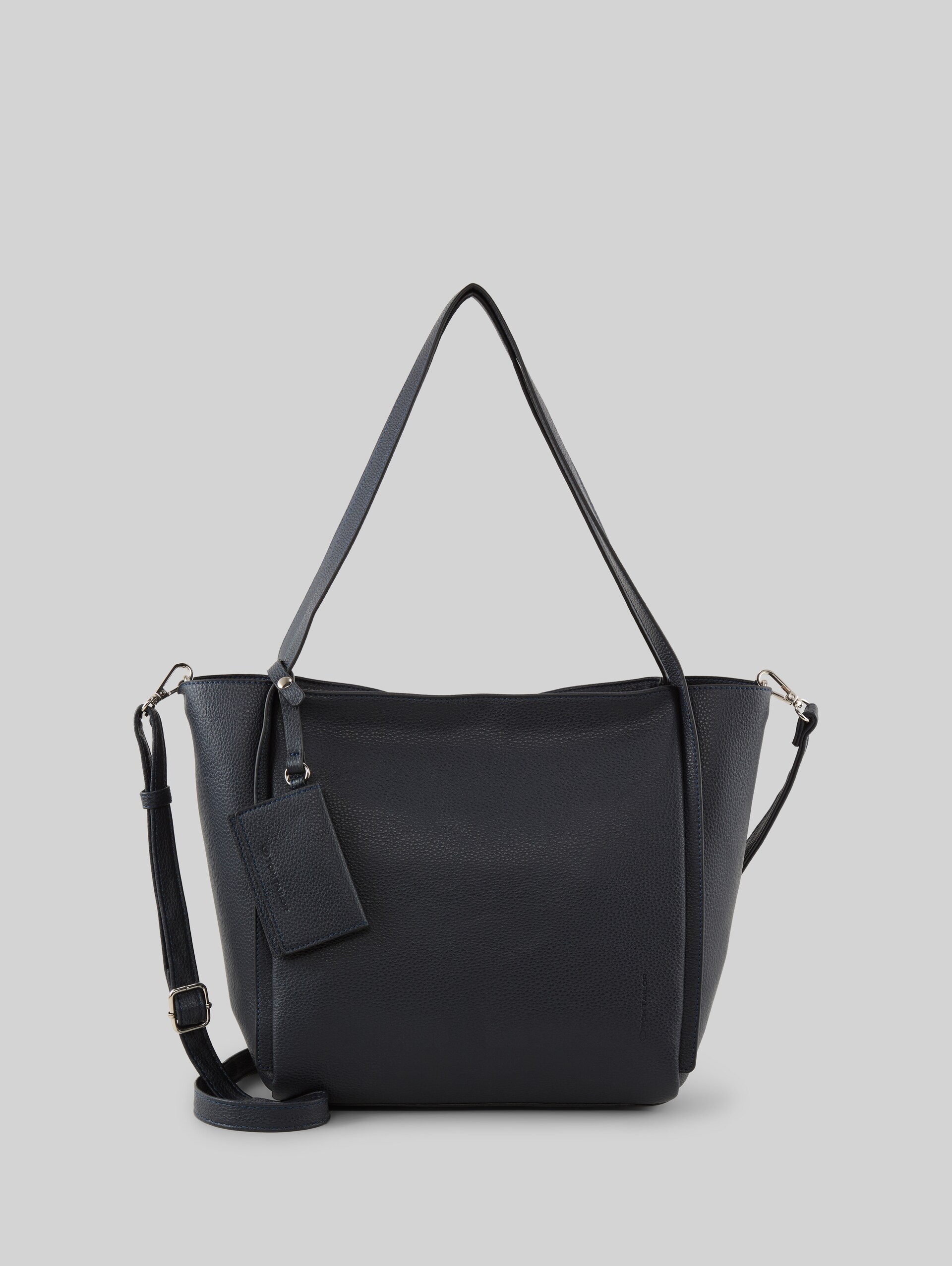 TTAMAREA L shopper with detachable pendant bag - dark blue - Front product view