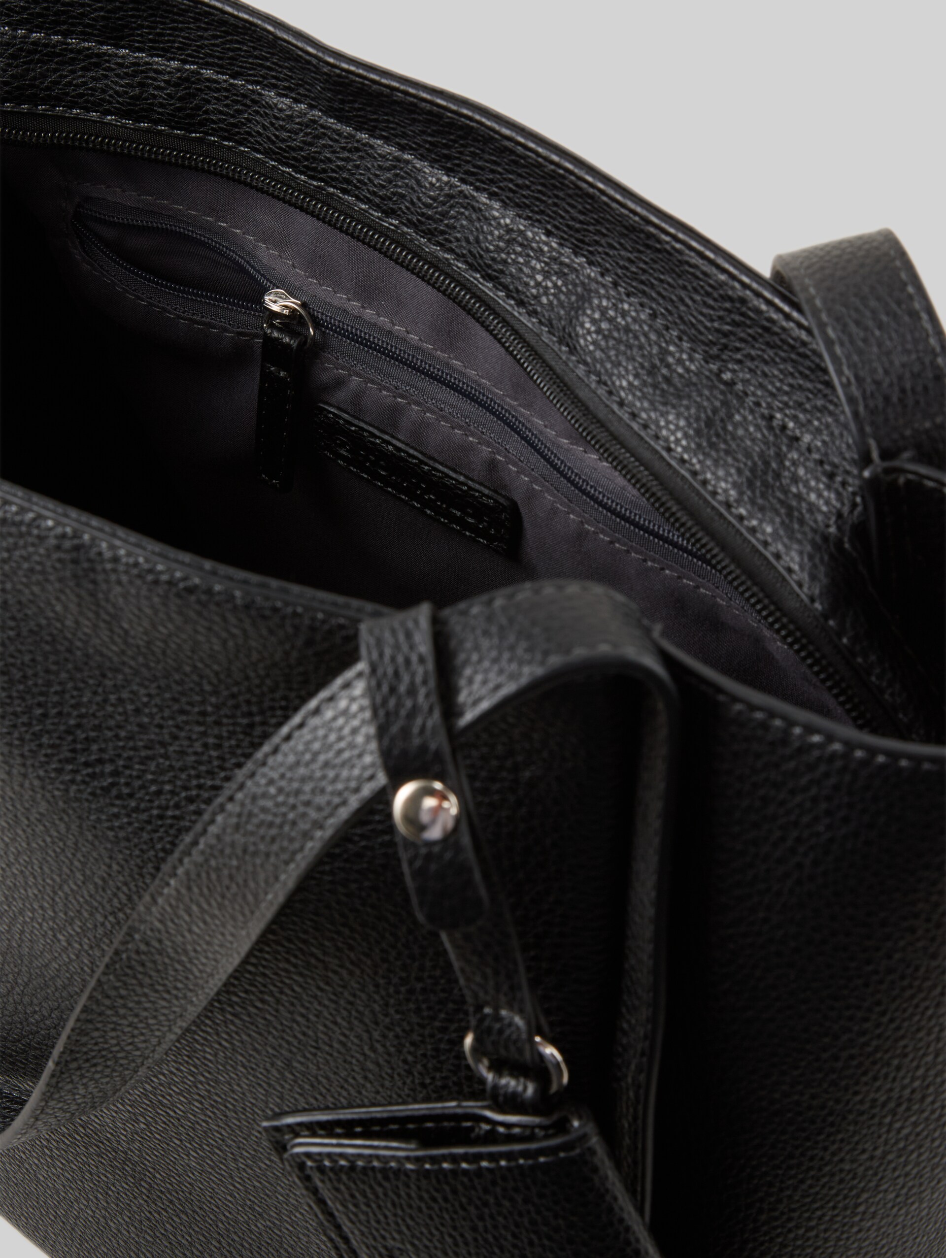 TTAMAREA L shopper with detachable pendant bag - schwarz / black - side product view 
