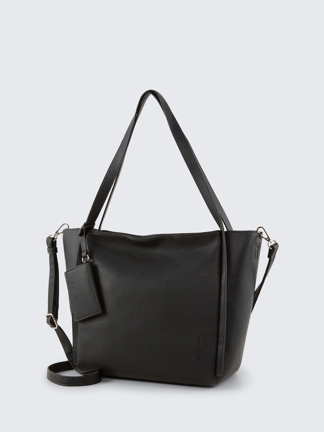 TTAMAREA L Shopper mit abnehmbarer Anhängertasche - schwarz / black - seitliche Produkt-Ansicht 