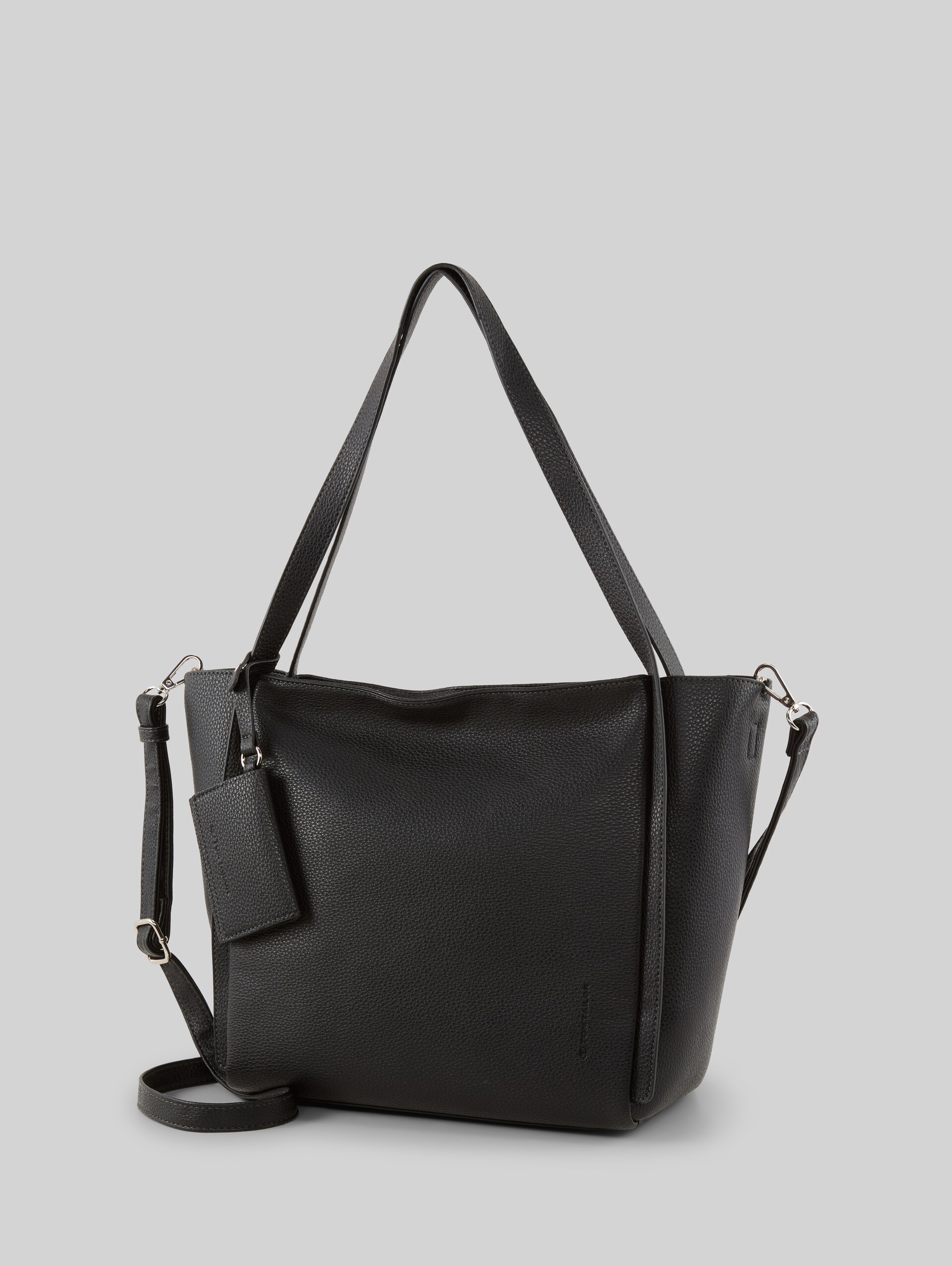 TTAMAREA L shopper with detachable pendant bag - schwarz / black - side product view 
