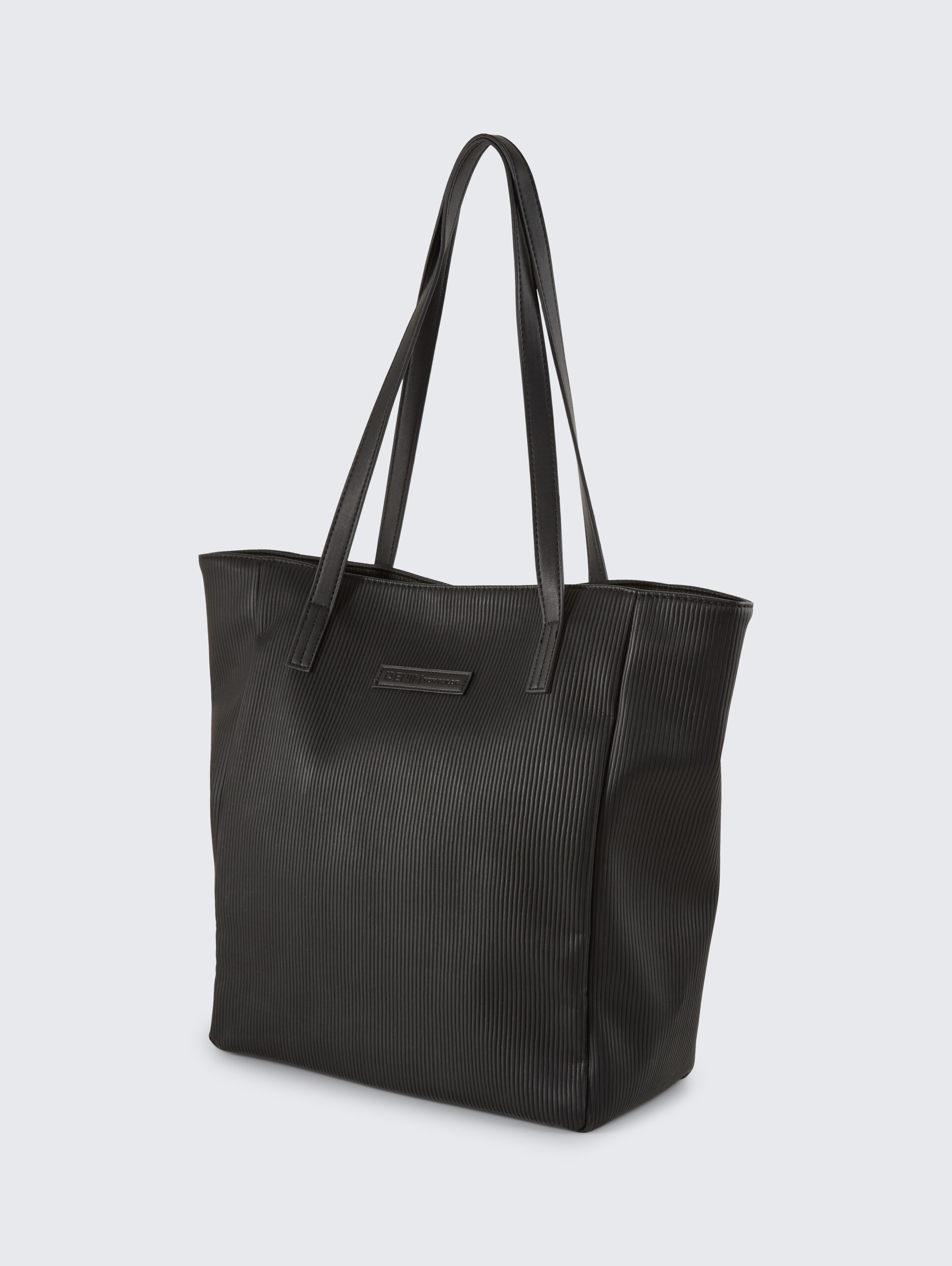 TTARONA CORD M Shopper aus Lederimitat - schwarz / black - seitliche Produkt-Ansicht 