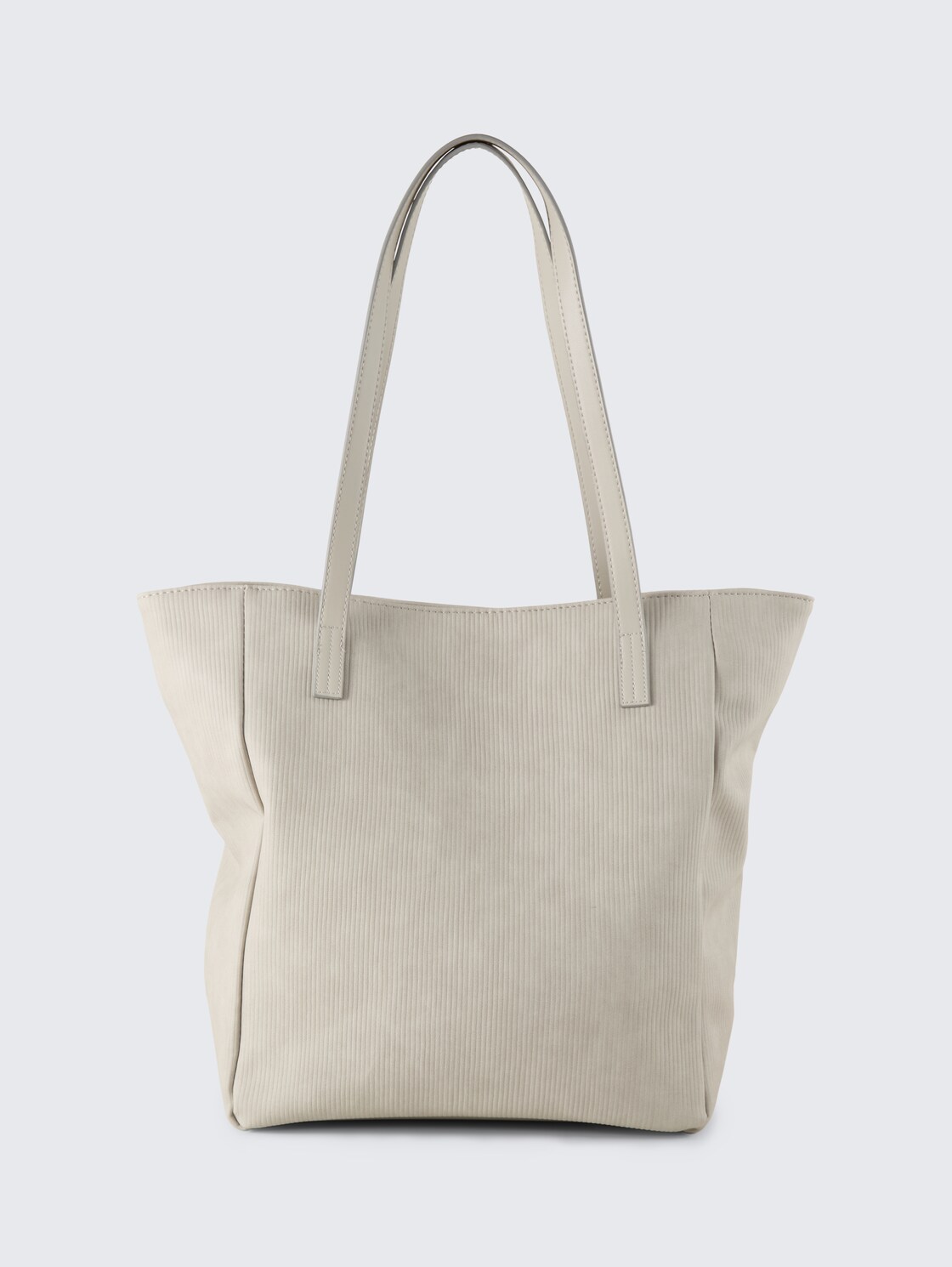 TTARONA CORD M Shopper aus Lederimitat - light grey - Produkt-Rückansicht