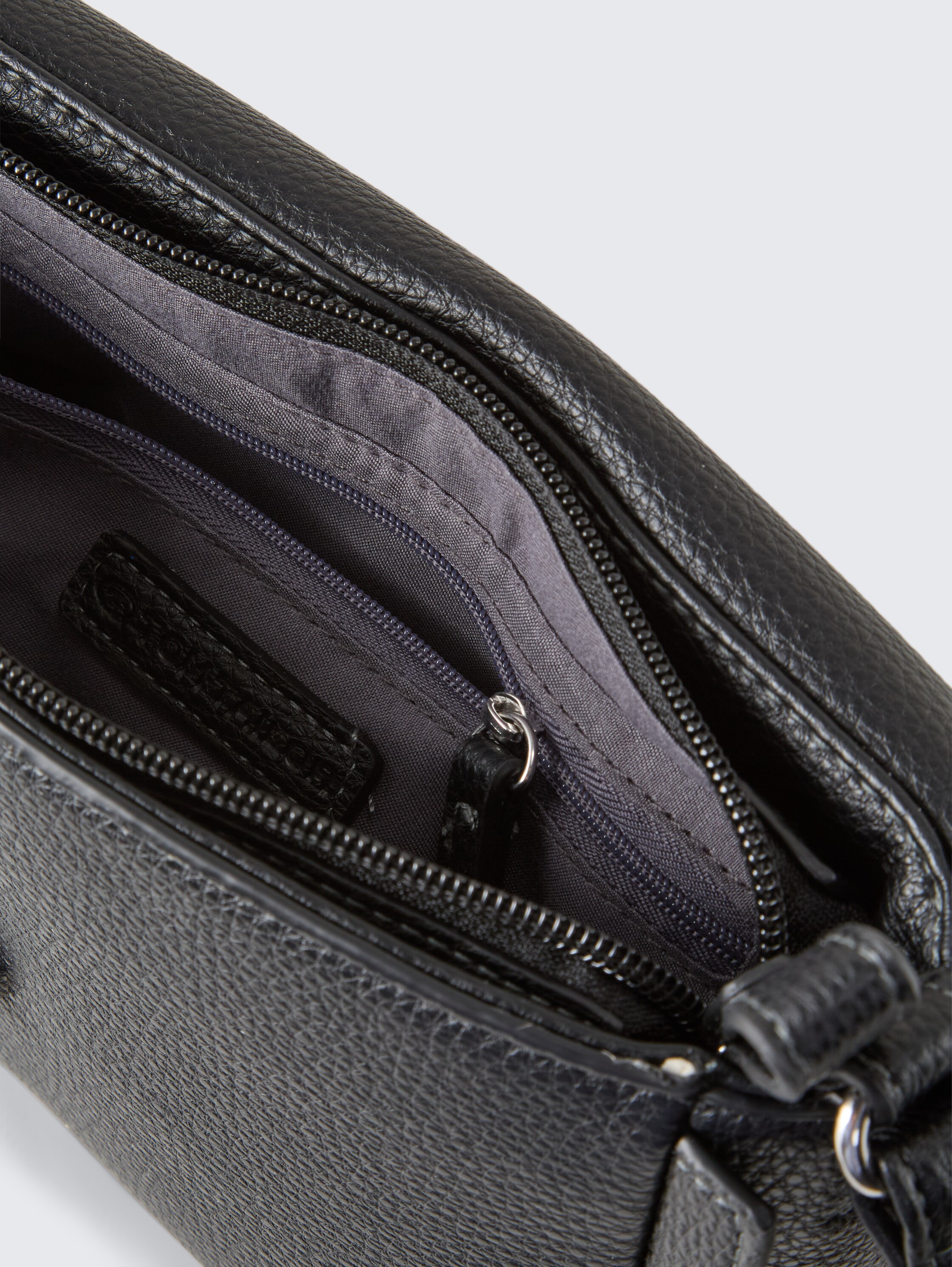 TTASPEN S Umhängetasche mit Umschlag - schwarz / black - seitliche Produkt-Ansicht 