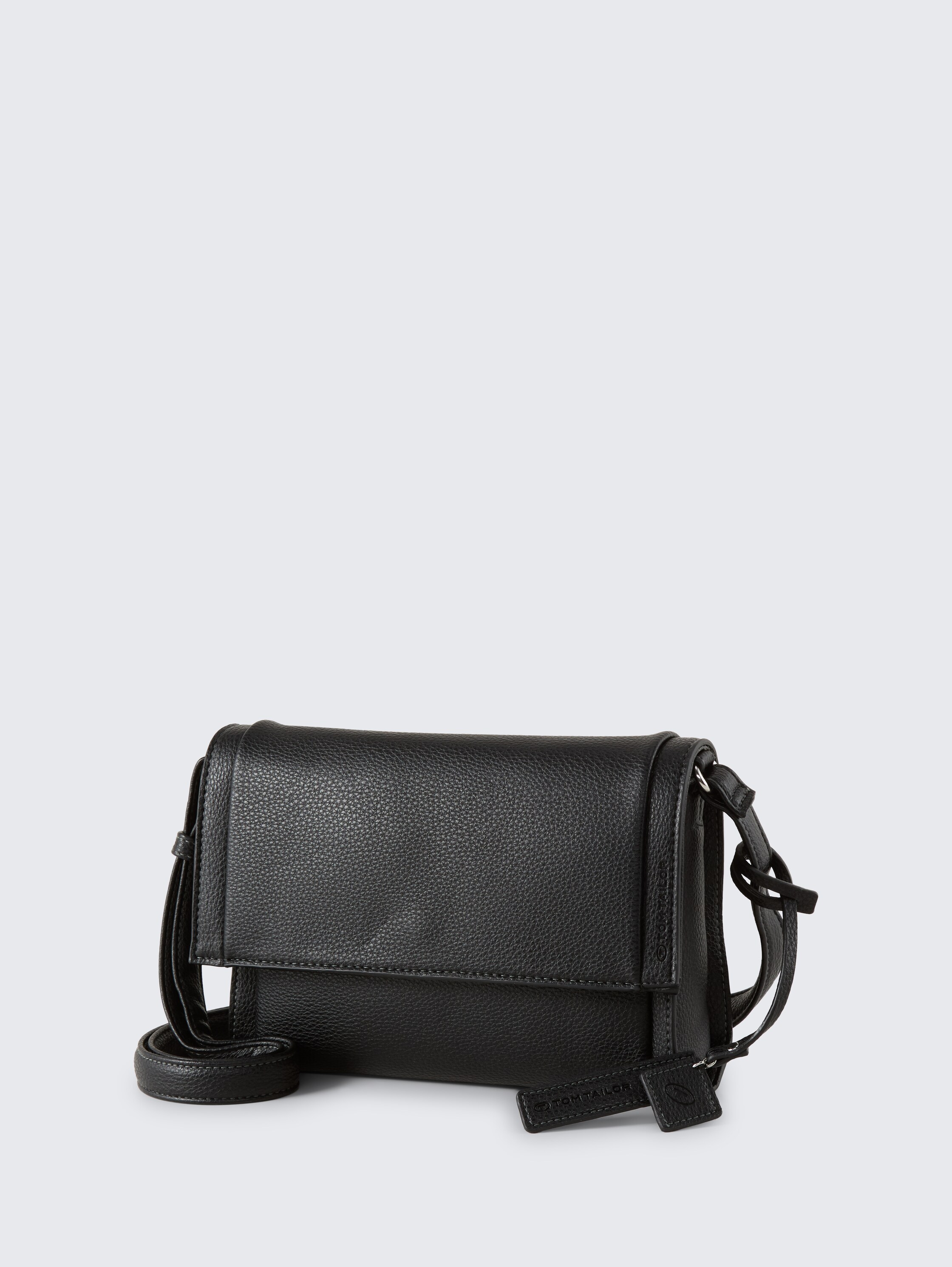 TTASPEN S Umhängetasche mit Umschlag - schwarz / black - seitliche Produkt-Ansicht 