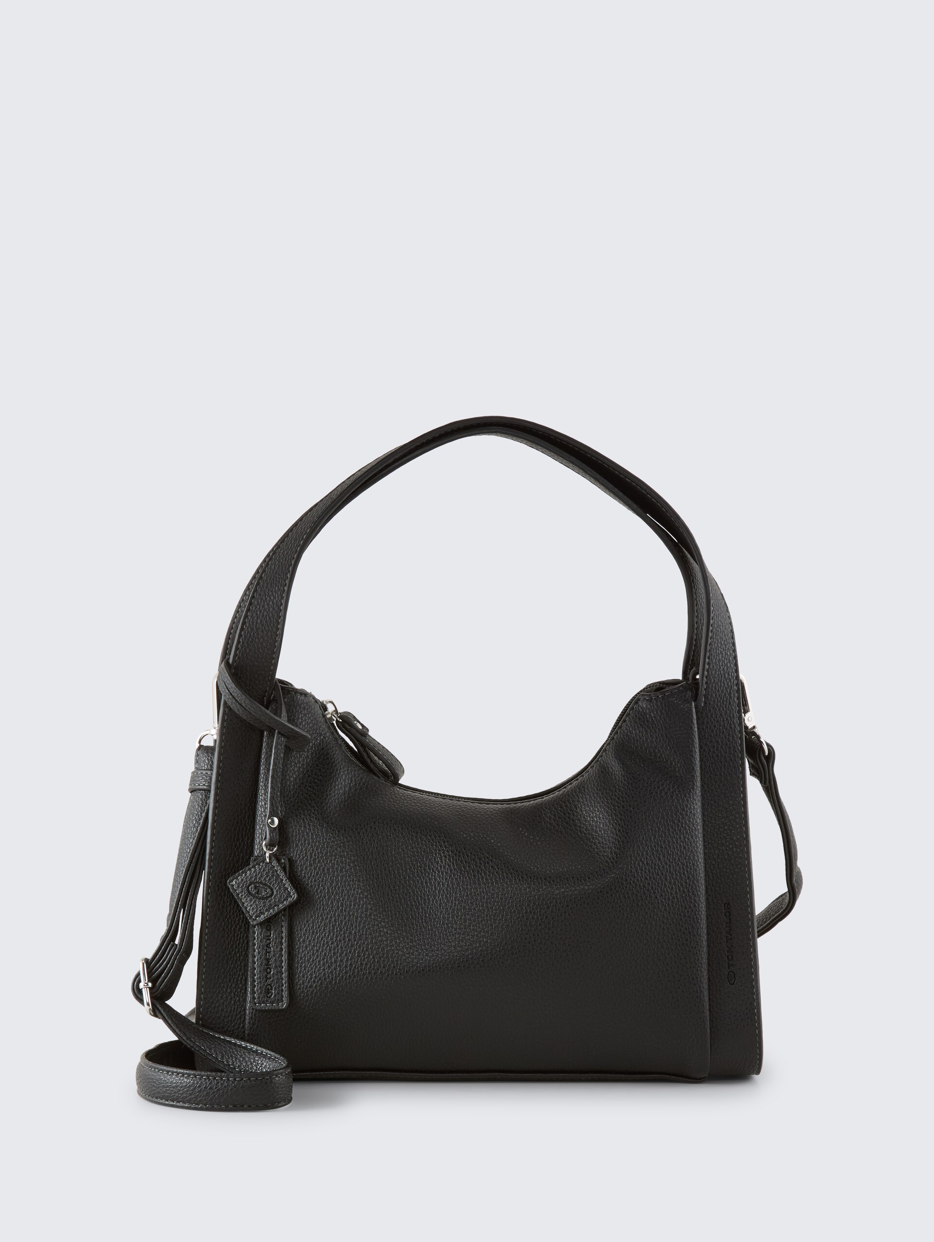 TTASPEN M Beuteltasche mit abnehmbarem Logo-Anhänger - schwarz / black - Vorder-Produkt-Ansicht