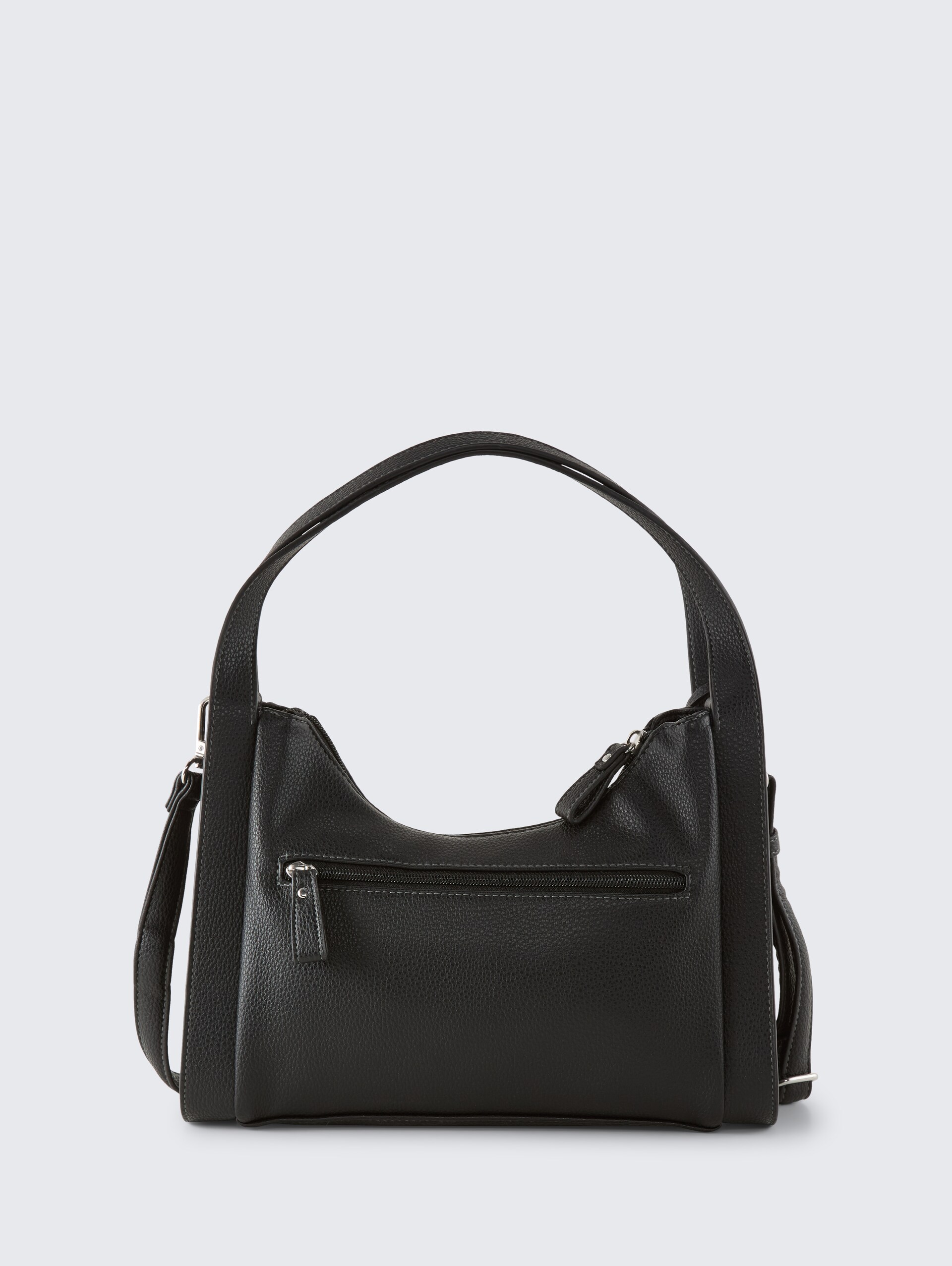 TTASPEN M Beuteltasche mit abnehmbarem Logo-Anhänger - schwarz / black - Produkt-Rückansicht