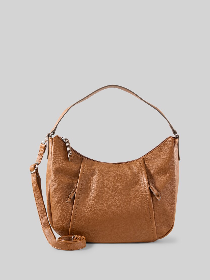 TTBECA M Beuteltasche mit Reißverschluss-Details von Women, cognac / brandy