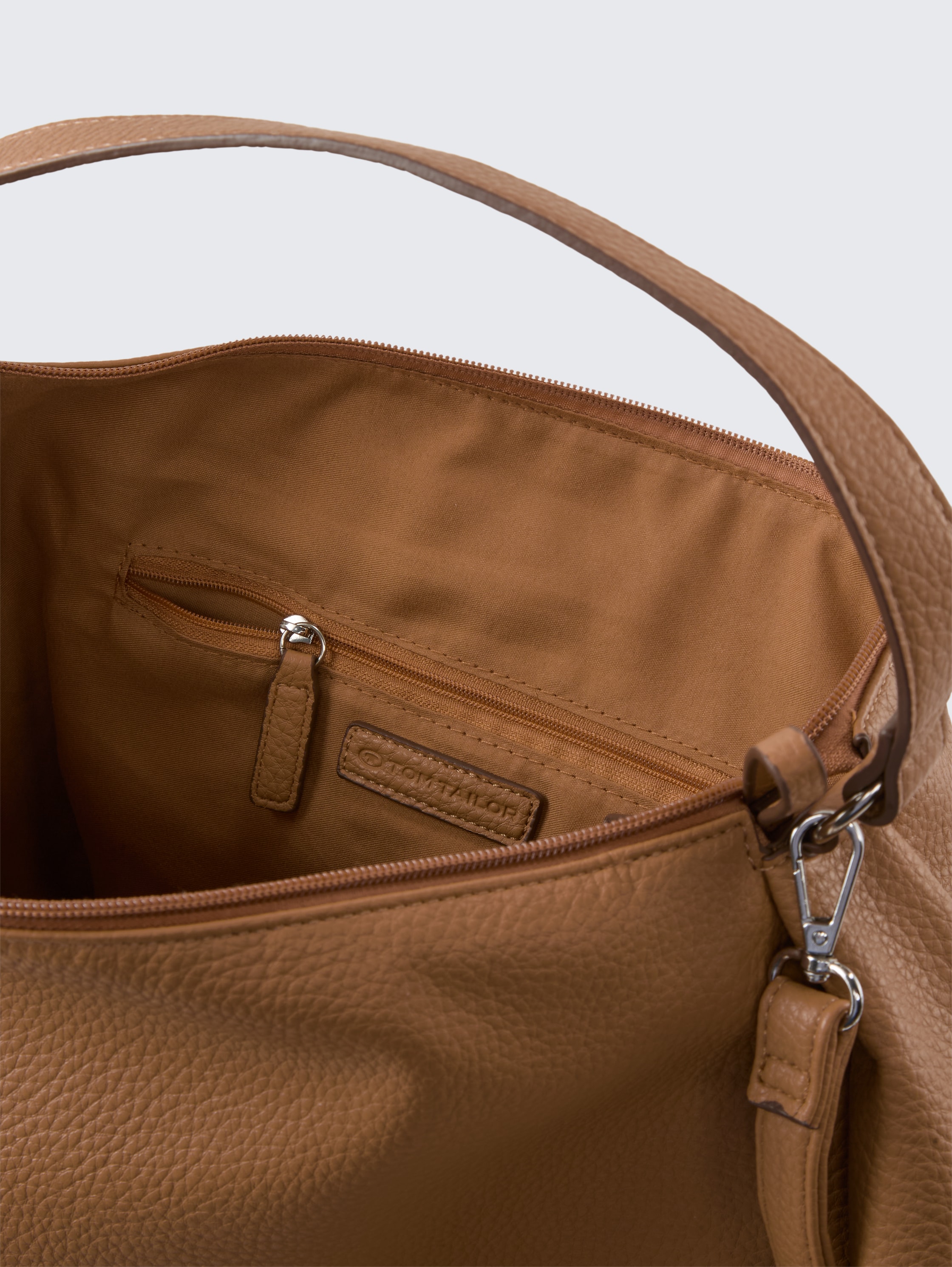 TTCASSIA L Beuteltasche aus Lederimitat - camel / camel nature - seitliche Produkt-Ansicht 