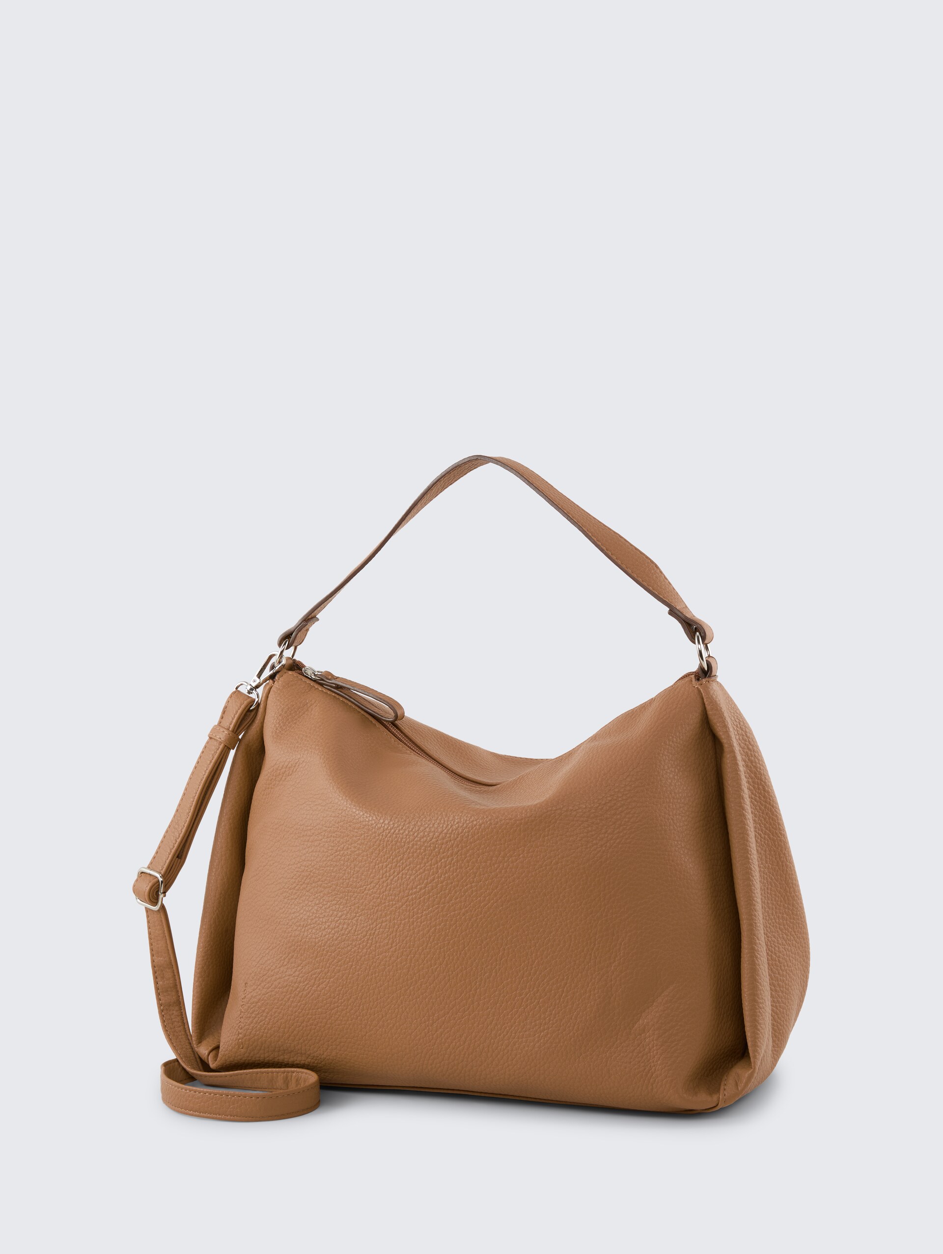 TTCASSIA L Beuteltasche aus Lederimitat - camel / camel nature - seitliche Produkt-Ansicht 