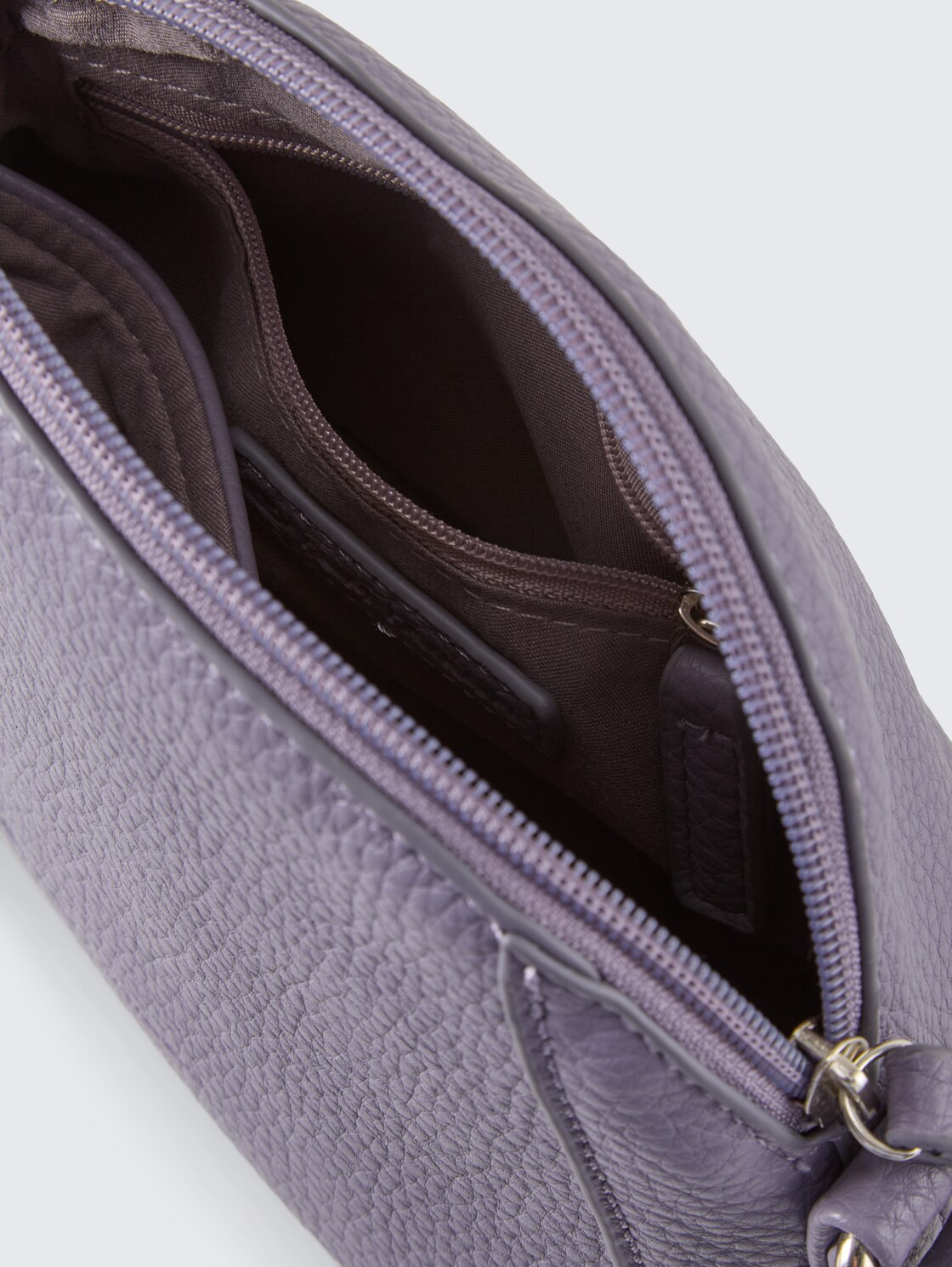 TTDAHLIA S Umhängetasche aus Lederimitat - lila / lilac - seitliche Produkt-Ansicht 