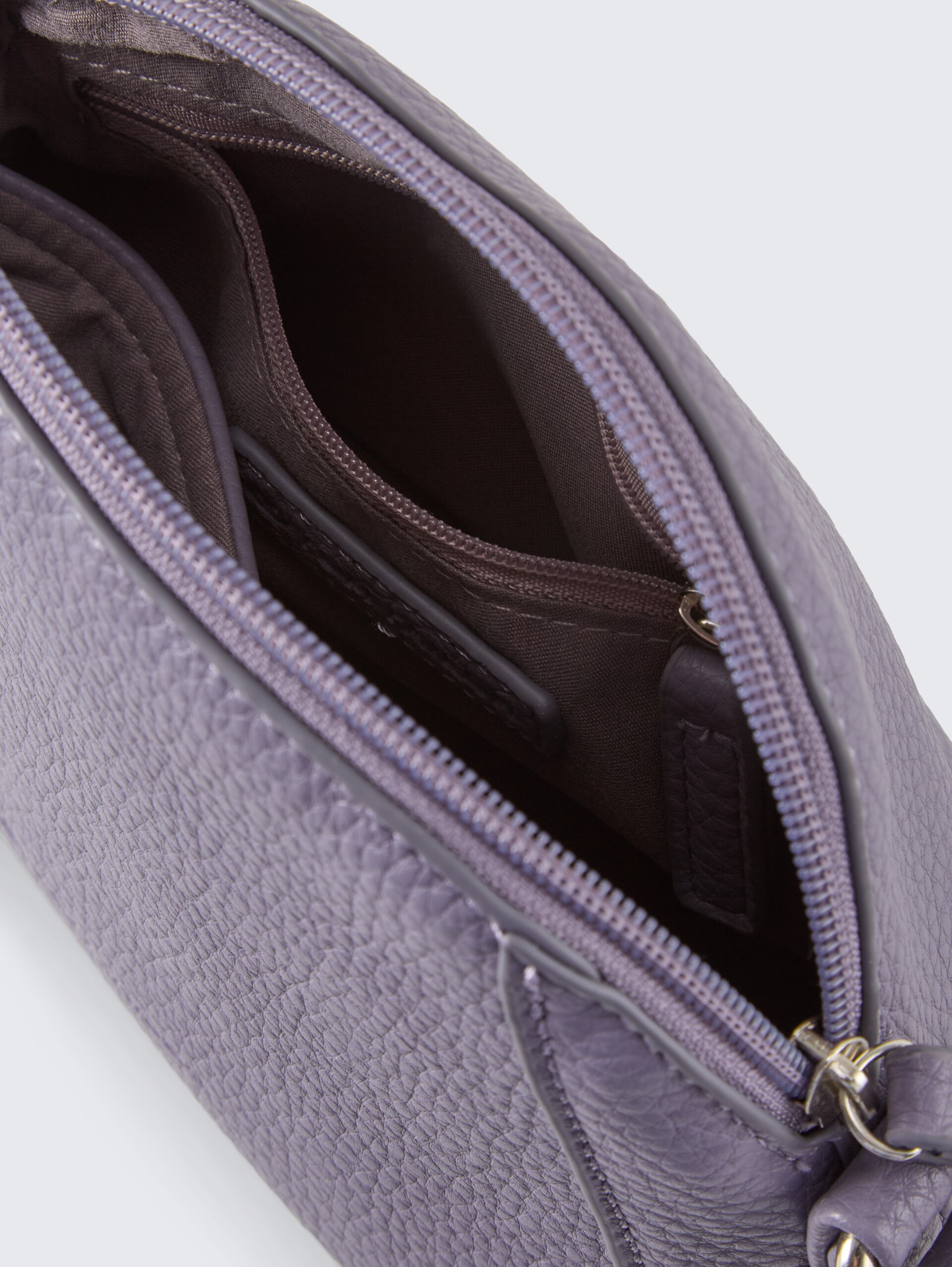 TTDAHLIA S Umhängetasche aus Lederimitat - lila / lilac - seitliche Produkt-Ansicht 