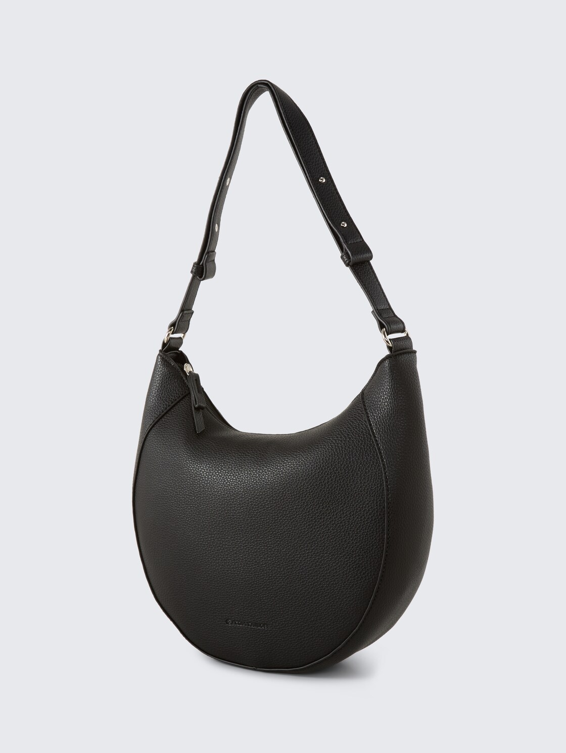 TTDAHLIA M Beuteltasche mit Ziernähten - schwarz / black - seitliche Produkt-Ansicht 