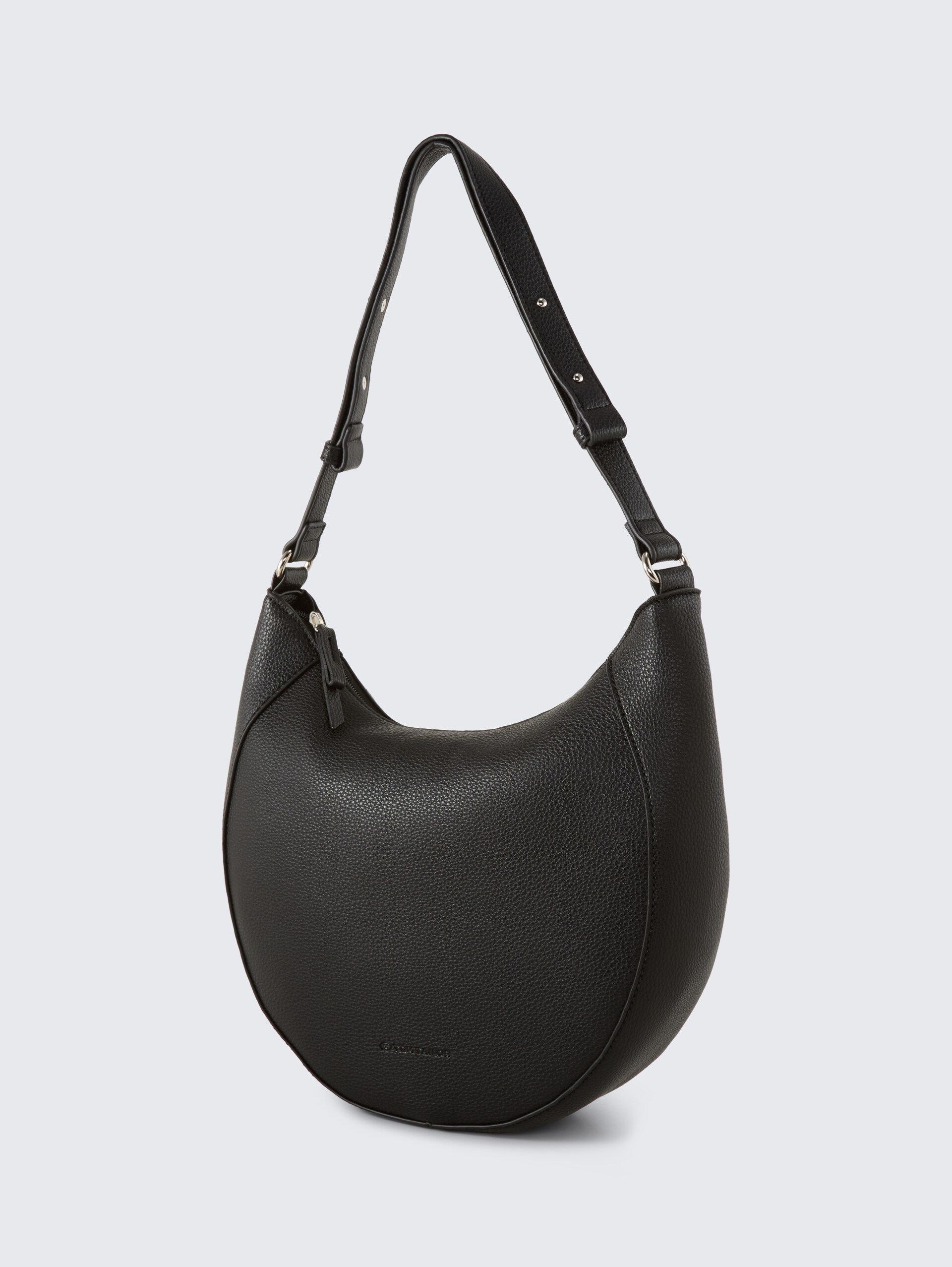 TTDAHLIA M Beuteltasche mit Ziernähten - schwarz / black - seitliche Produkt-Ansicht 