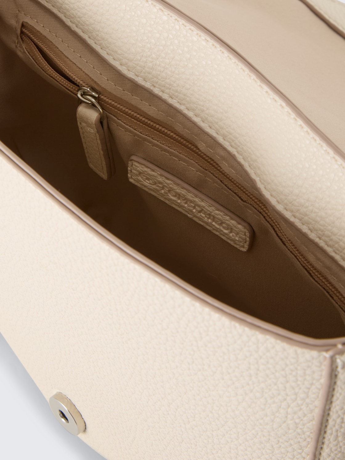 TTDAHLIA Umhängetasche mit abgerundeten Ecken - off white / off white - seitliche Produkt-Ansicht 