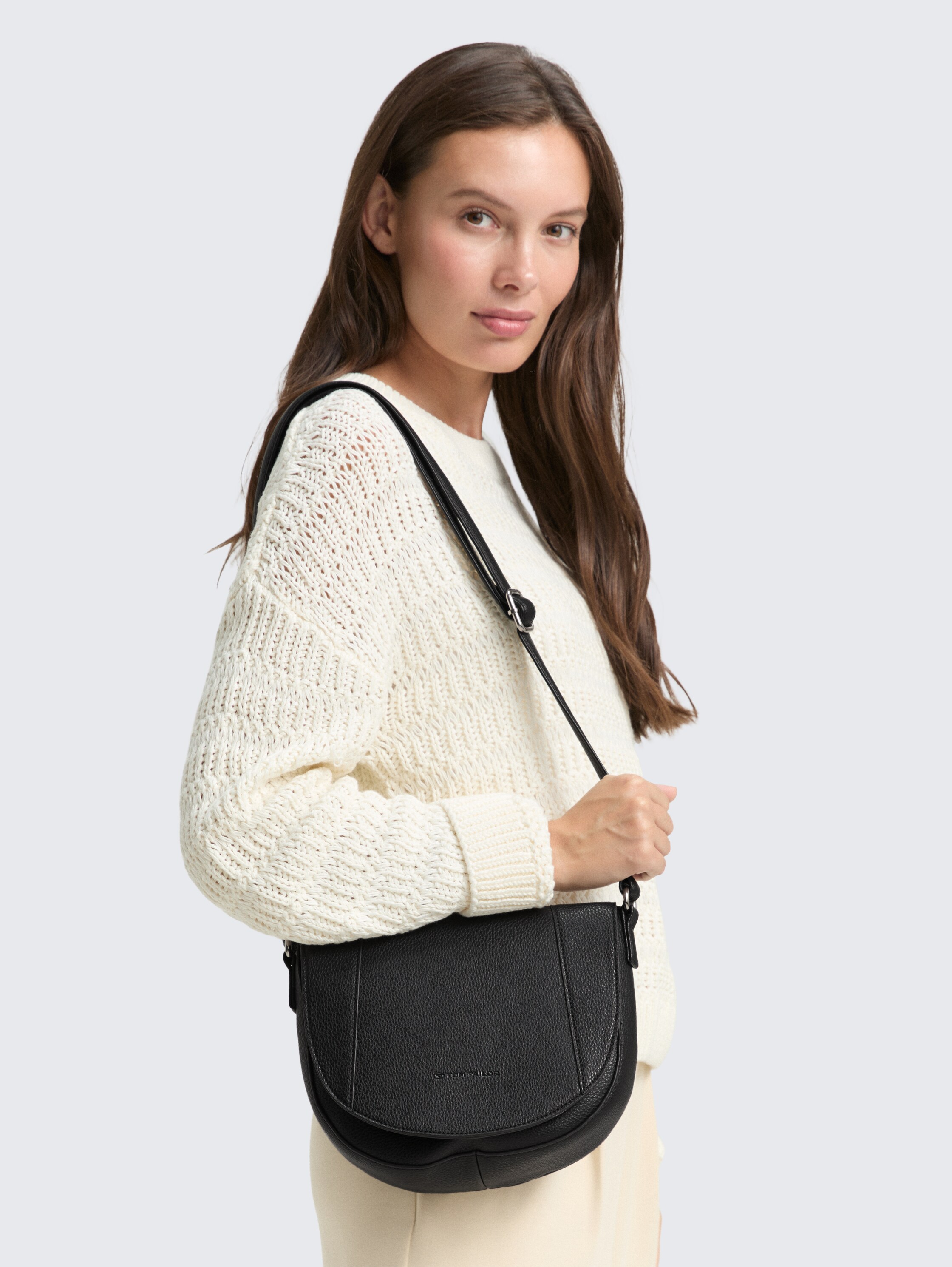 TTDAHLIA Umhängetasche mit abgerundeten Ecken - schwarz_black - 